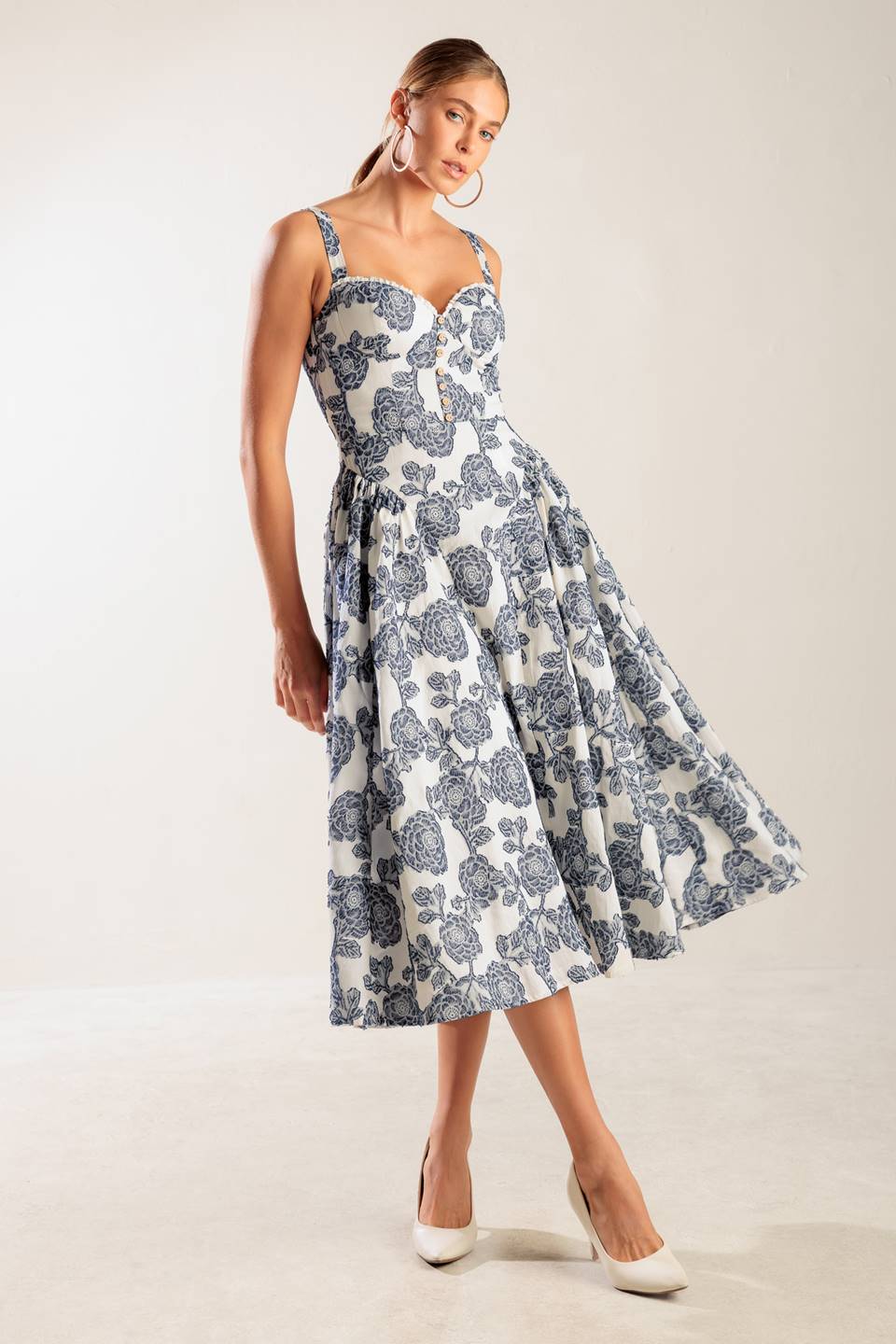Stylish and Comfortable MIDI Dress for Women - Perfect for Casual Outings, Date Nights, and Summer Vacations