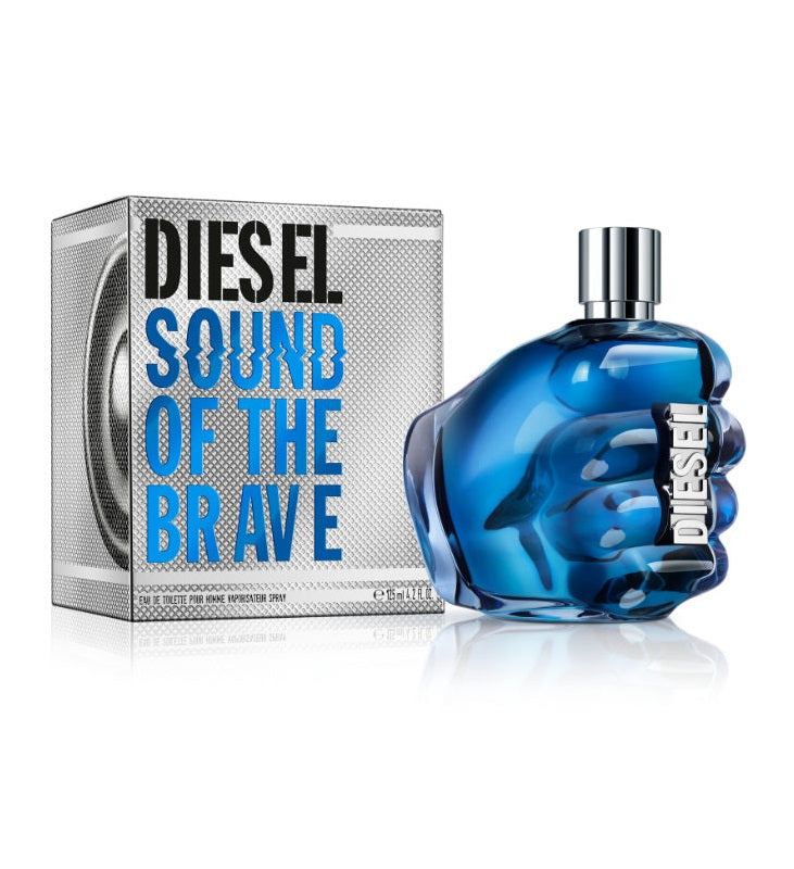 Diesel Sound Of The Brave Eau de Toilette Spray for Men - Fresh & Masculine Cologne for Day & Night Wear, Work & Special Occasions