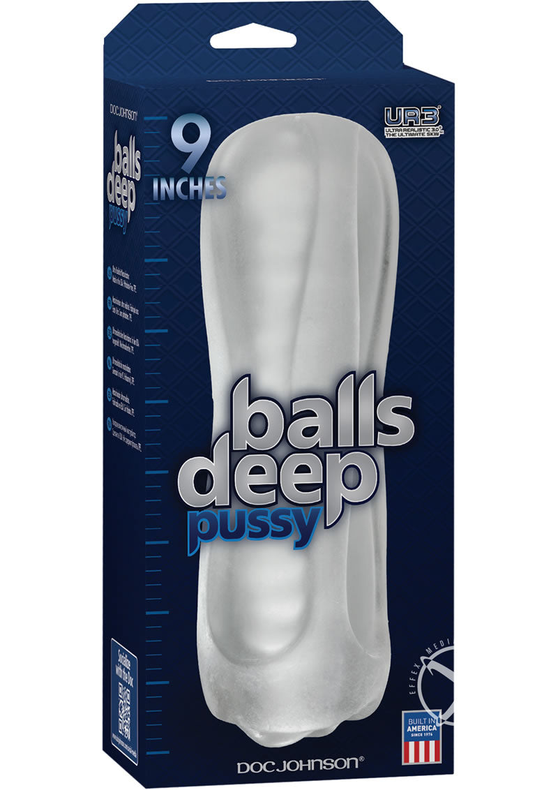 Balls Deep Ultraskyn Realistic Pussy Masturbator - Lifelike Texture for Intense Pleasure - Perfect for Solo Play & Adult Fun