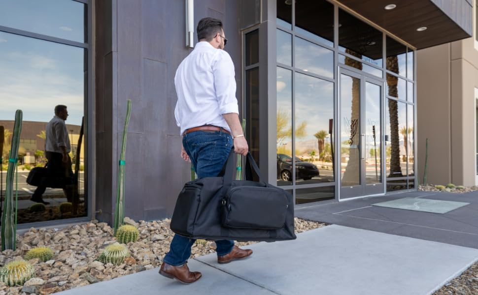 Xecutive Transport Faraday Duffel Bag - Military Grade Anti-Theft Bag with MOLLE System for Laptops, Tablets & Large Electronics - RFID Blocking for Data Security & Hacking Protection - Ideal for Executive Travel, Business Trips & Outdoor Adventures