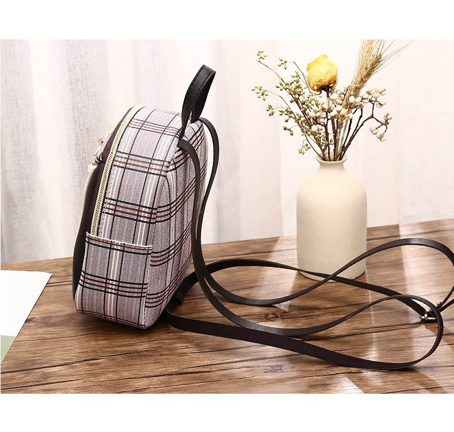 NUWA Women's Crossbody Phone Purse Backpack - Trendy Lightweight Mini Wallet Pouch Bag for Smartphones (Black) - Perfect for Travel, Shopping & Everyday Use