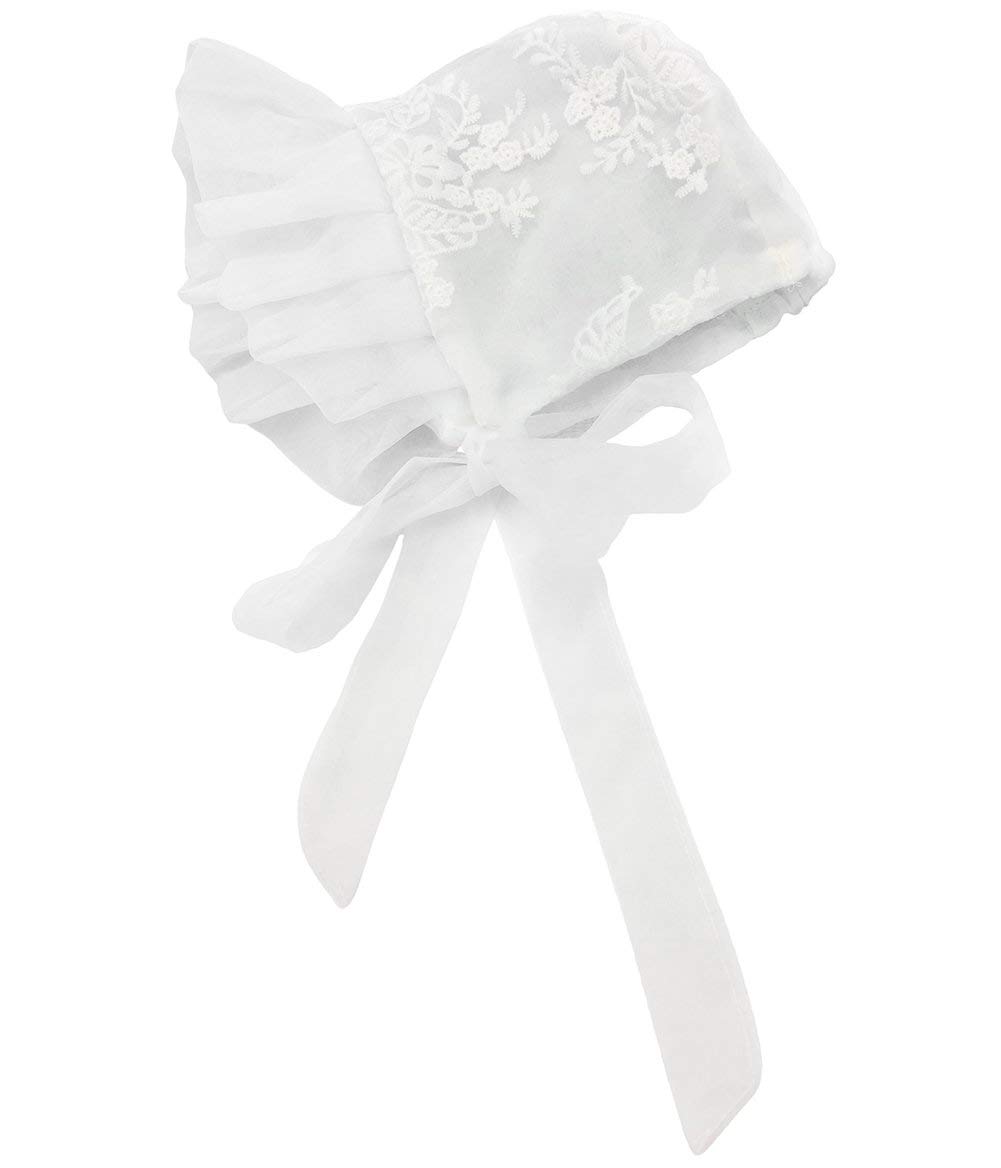 Glamulice Baby Girls Christening Baptism Dress - Newborn Floral Embroidered Lace Gown for Toddlers | Perfect for Baptism, First Communion & Special Occasions