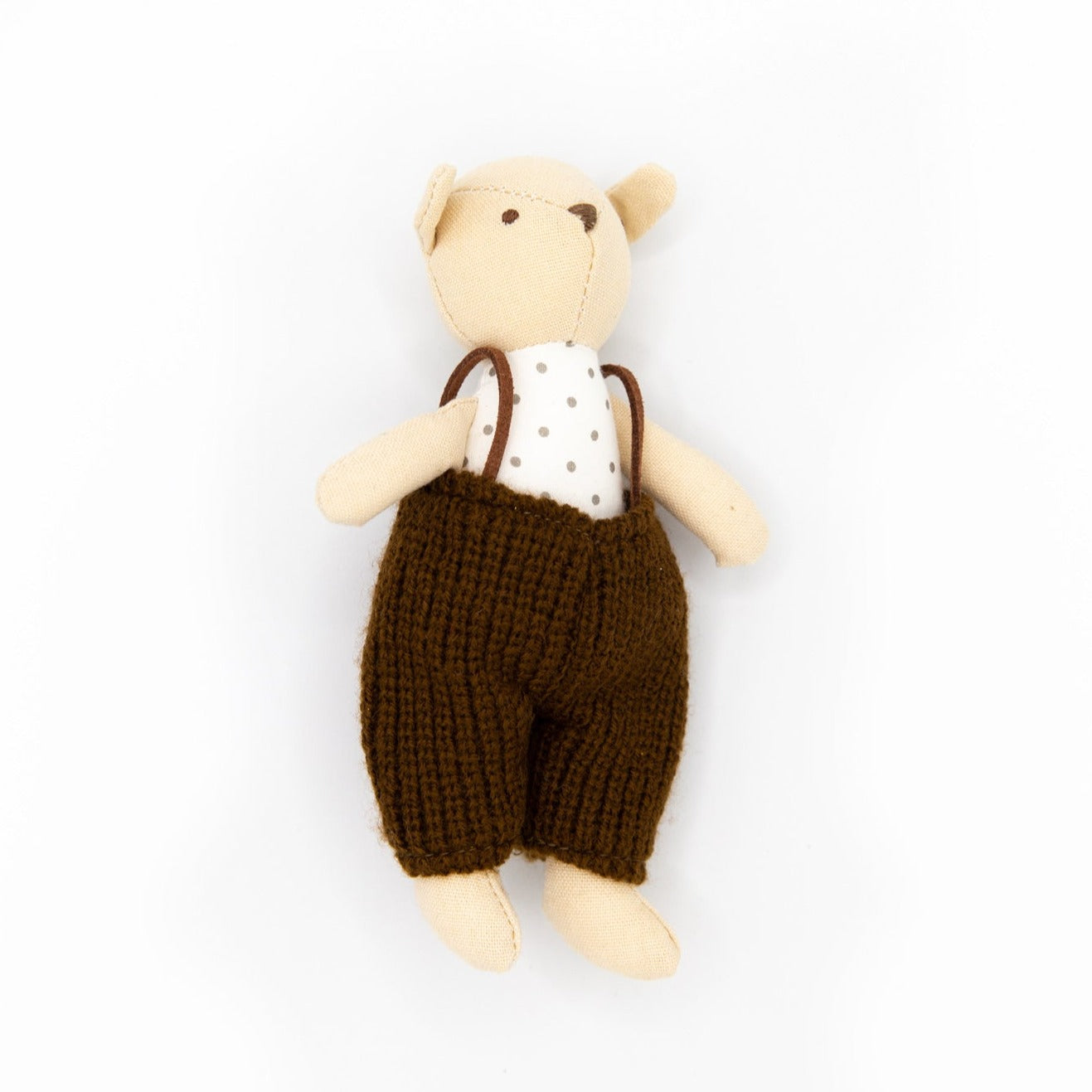 Soft Cotton Linen Mini Animal Dolls - Adorable Handmade Stuffed Plush Toys for Kids & Nursery Decor | Perfect for Baby Showers, Birthday Gifts & Playtime Companions