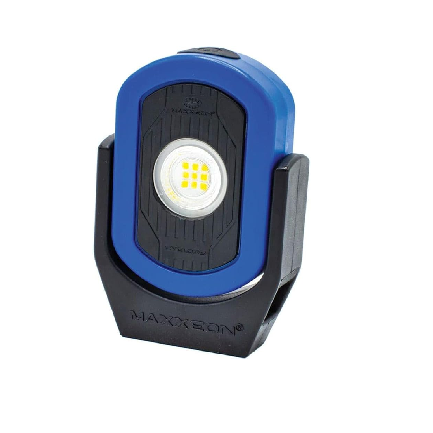 Maxxeon MXN00814 Rechargeable LED Work Light - 720 Lumens, Blue Cyclops Multi Light for Camping, Emergency, and Outdoor Work
