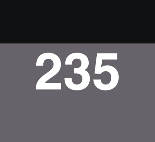 235 Midweight Charcoal Gray Black