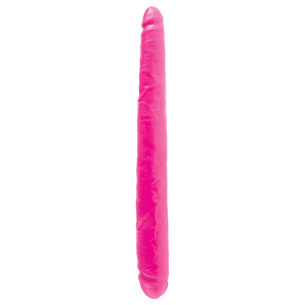 Dillio 16-Inch Double Dildo for Couples - Extra Large Realistic Silicone Strap-On for BDSM, Role Play & Lesbian Sex - Waterproof & Body-Safe Adult Toy for Enhanced Pleasure