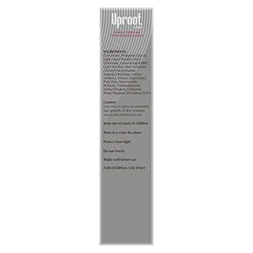 Uproot Lotion Hair Growth Retarding Formula - 120ml White | Reduces Unwanted Hair Growth | Natural Hair Inhibitor for Smooth Skin | Perfect for Facial, Bikini & Body Hair Control
