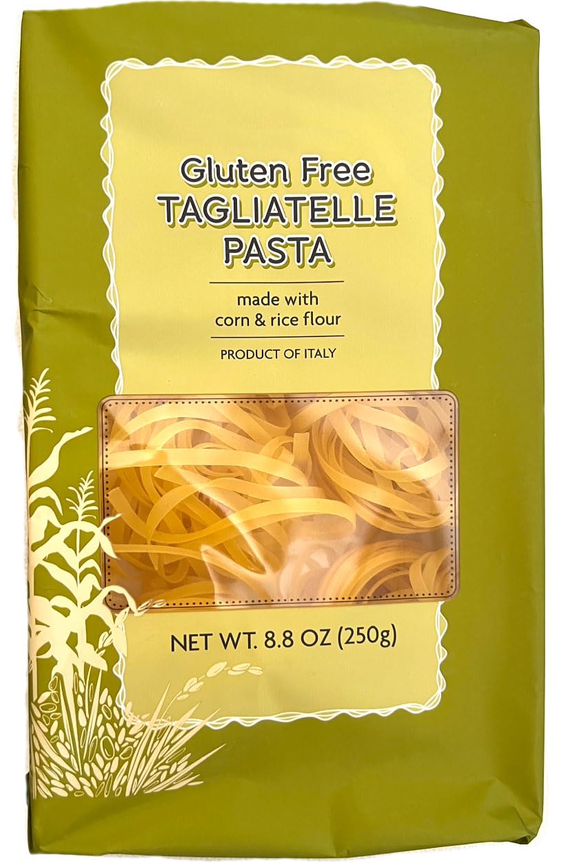 Gluten Free Tagliatelle Pasta from Italy - Authentic Italian Wheat-Free Pasta for Healthy & Delicious Meals - Perfect for Vegan, Celiac & Gluten-Free Diets - Ideal for Pasta Dishes, Salads & Italian Cuisine