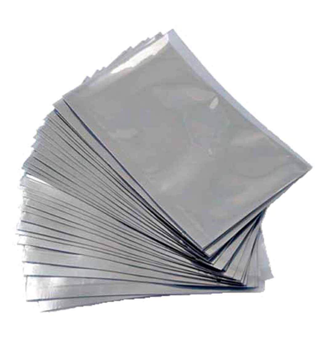 APQ 500-Pack 11x15 Inch Grey Static Shielding Bags | ESD Protection for Electronics | Heat Sealable Open-End Anti-Static Bags | Transparent Material for Easy Identification | Perfect for Storing Sensitive Computer Parts, Circuit Boards & Electronic Components