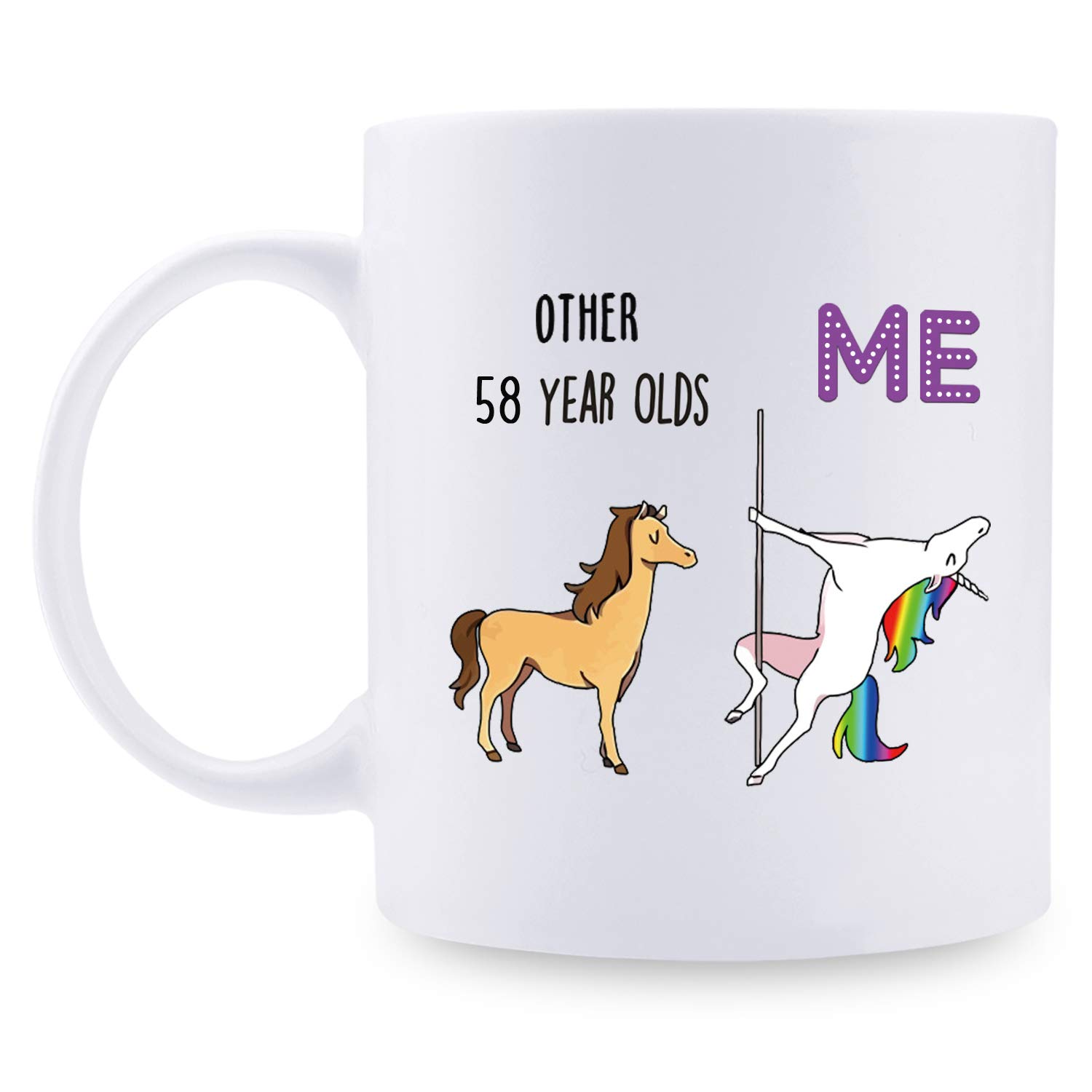 58th Birthday Gifts for Women - 1961 Vintage Themed 11oz Coffee Mug for Mom, Wife, Sister, Friend, Her, Colleague | Perfect for Tea, Coffee & Office Use | Unique 58 Years Old Birthday Present Idea