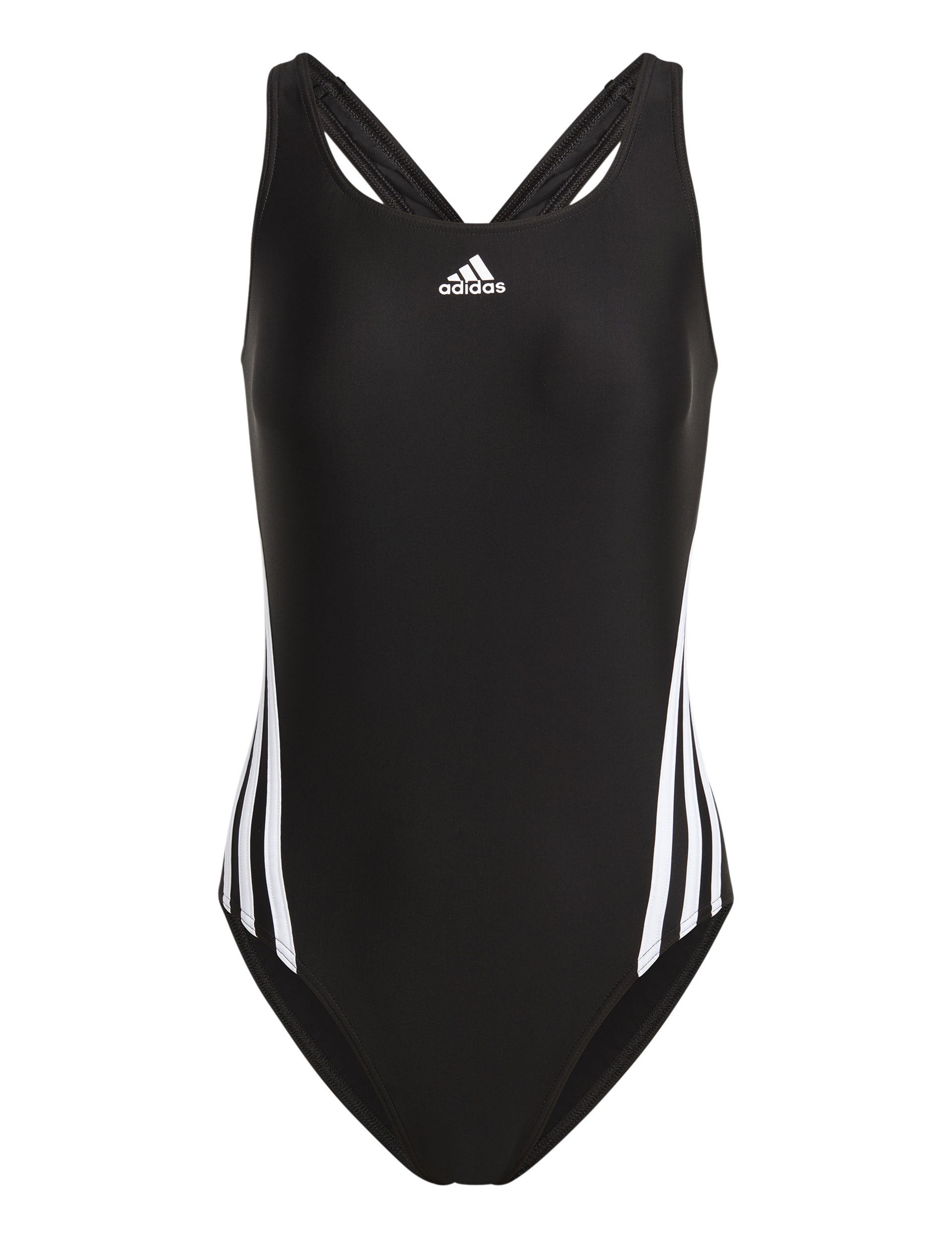 Best 3 Stripes Swimsuit for Women - Black & White Two-Tone Design | Comfortable & Stylish Swimwear for Beach, Pool & Summer Vacations