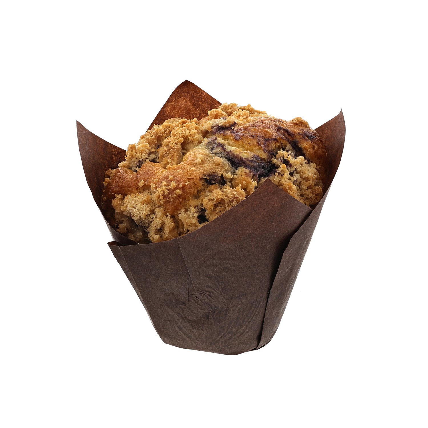 Royal Brown Tulip Style Baking Cups - 2000 Count Small Cupcake Liners for Muffins, Cupcakes & Desserts - Perfect for Home Baking, Party Treats & Professional Bakeries