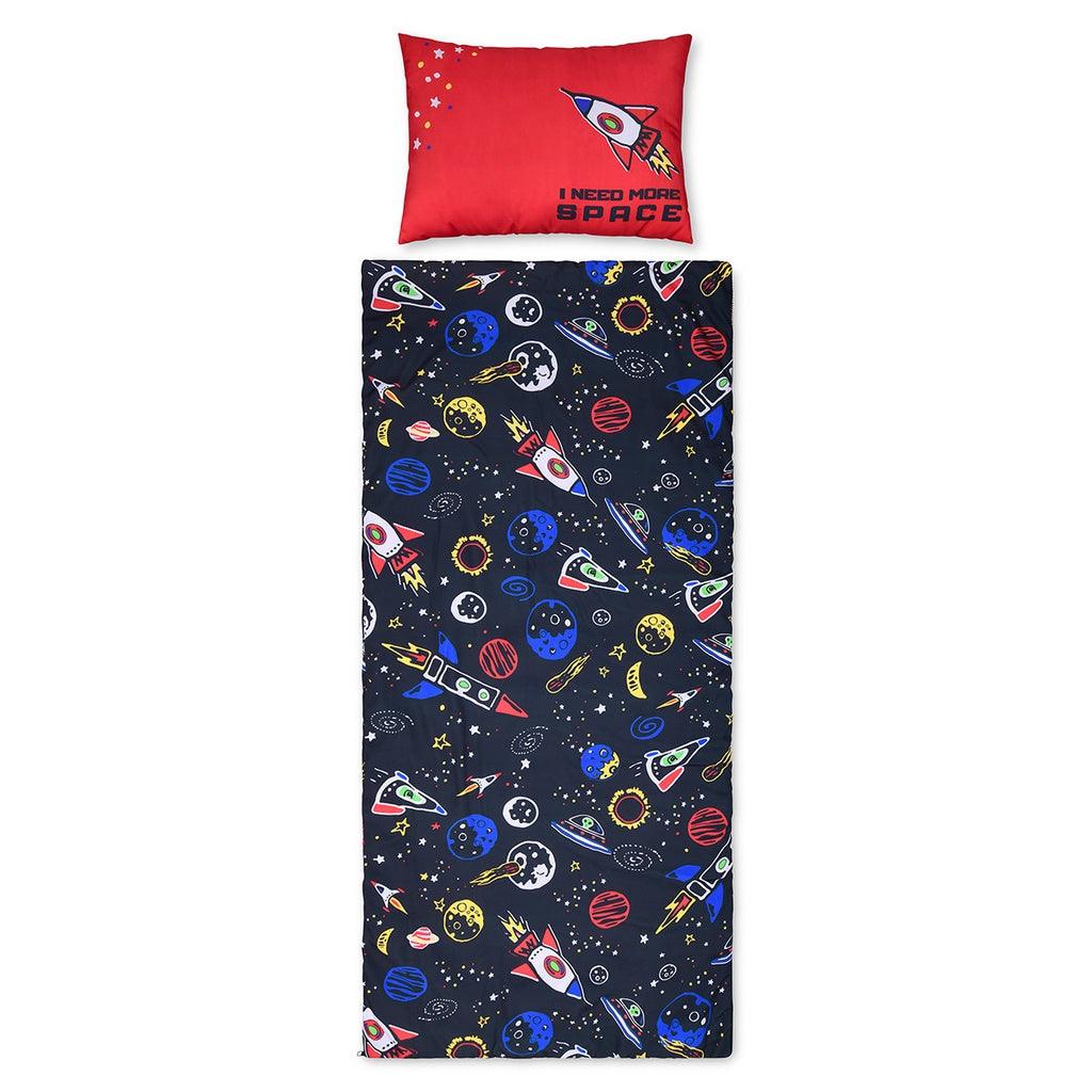 Iscream Sleeping Bag Set for Adults & Kids - Lightweight, Waterproof & Portable - Perfect for Camping, Hiking, Travel & Outdoor Adventures (Assorted Styles)
