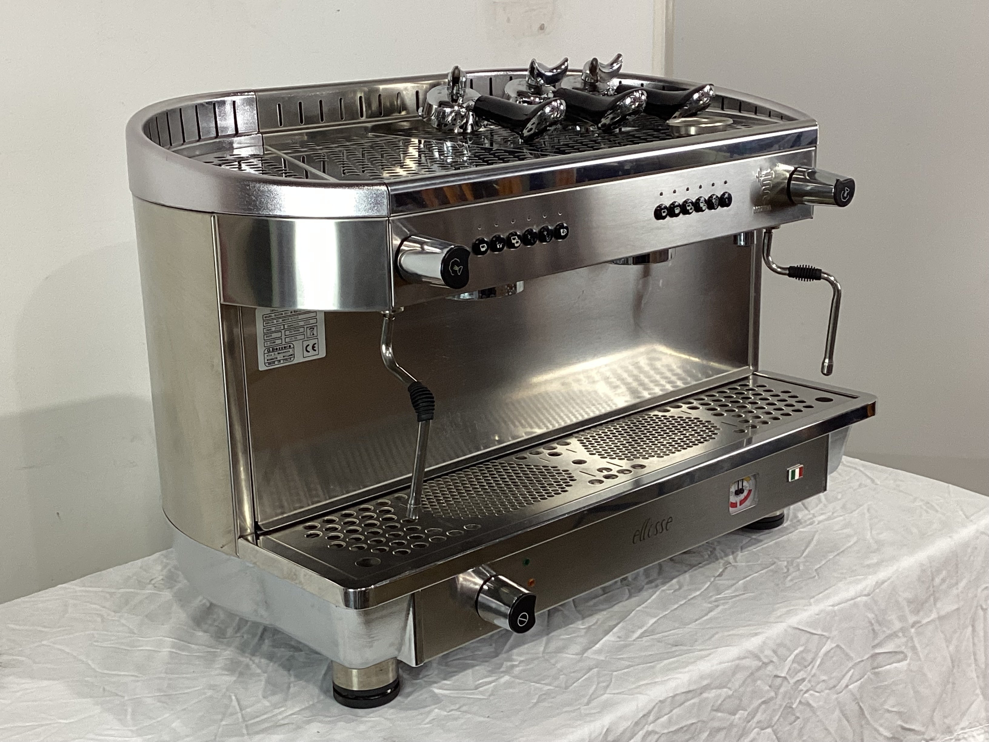 Bezzera Ellisse 211 2 Group Commercial Espresso Machine for Coffee Shops & Restaurants - Professional Barista Equipment for High Volume Brewing