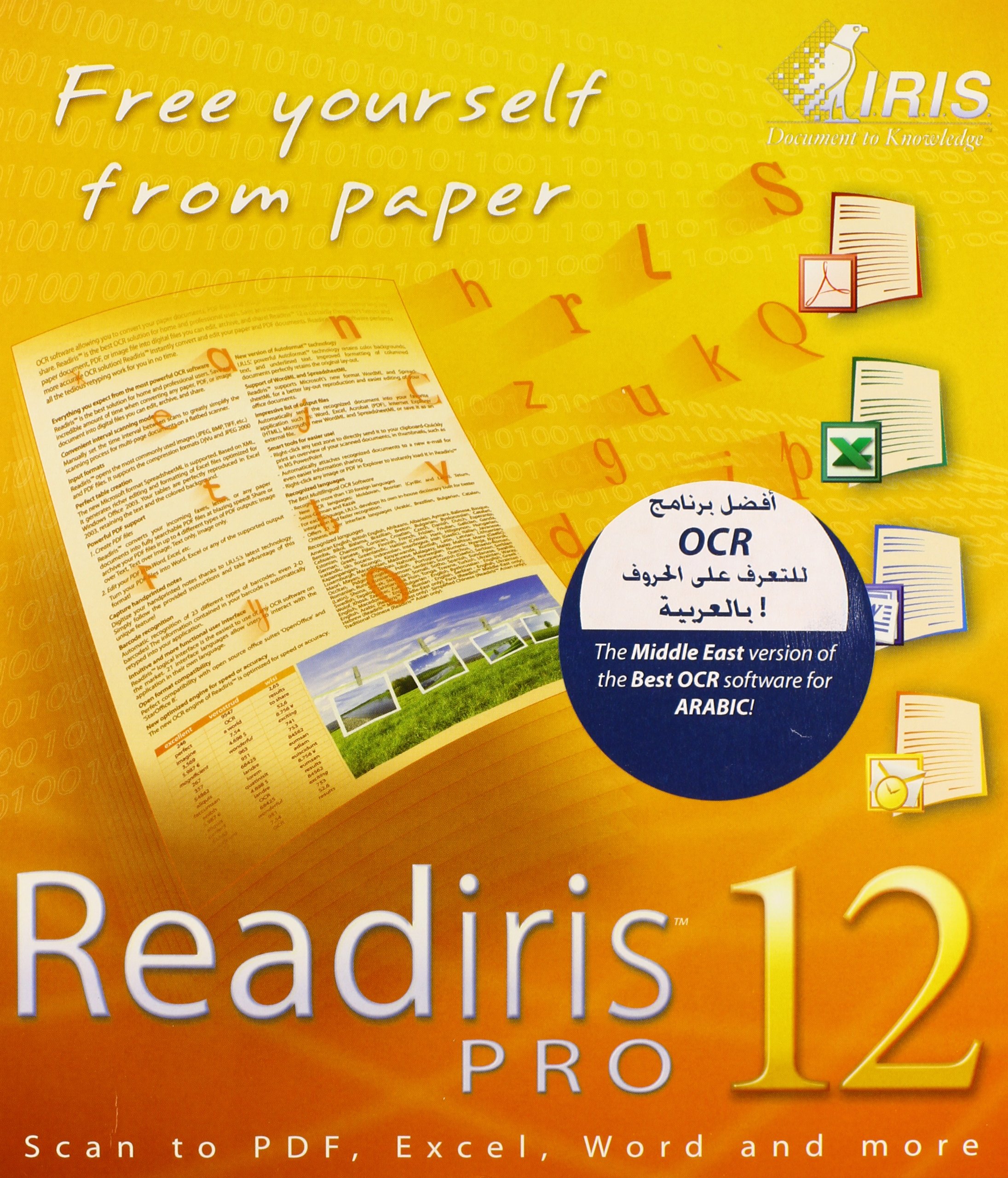 Readiris Pro 12 OCR Software for PC - Convert Scanned Documents to Editable Text | Perfect for Business, Education & Legal Document Management