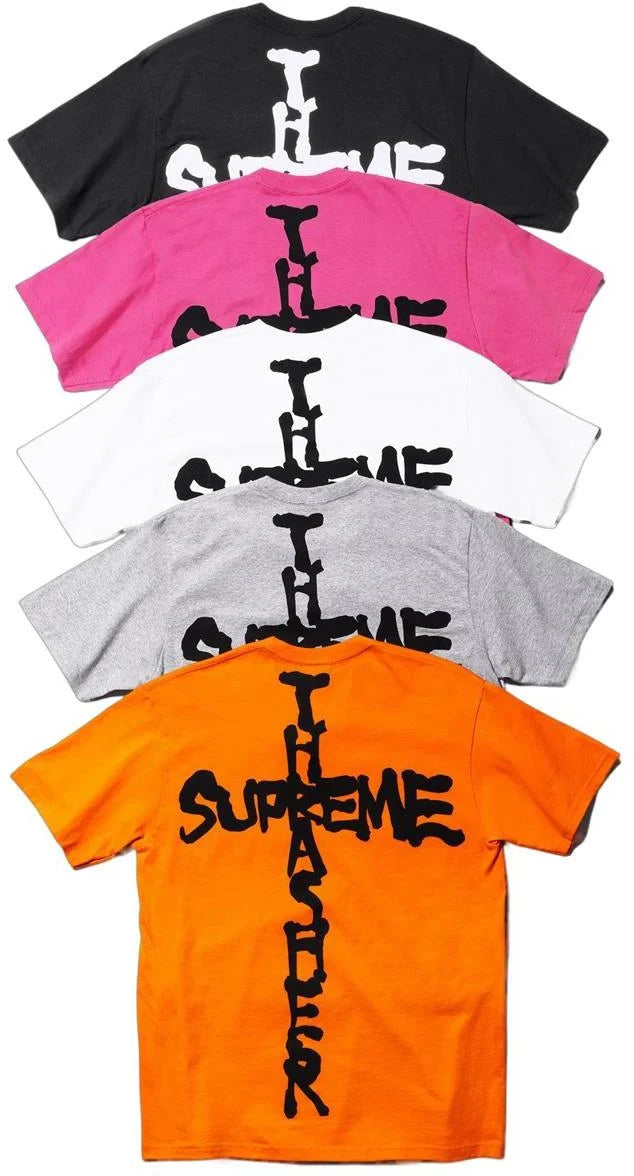 SUPREME 24FW THRASHER CROSS TEE Men's Graphic T-Shirt - Streetwear Fashion for Skateboarding & Urban Style