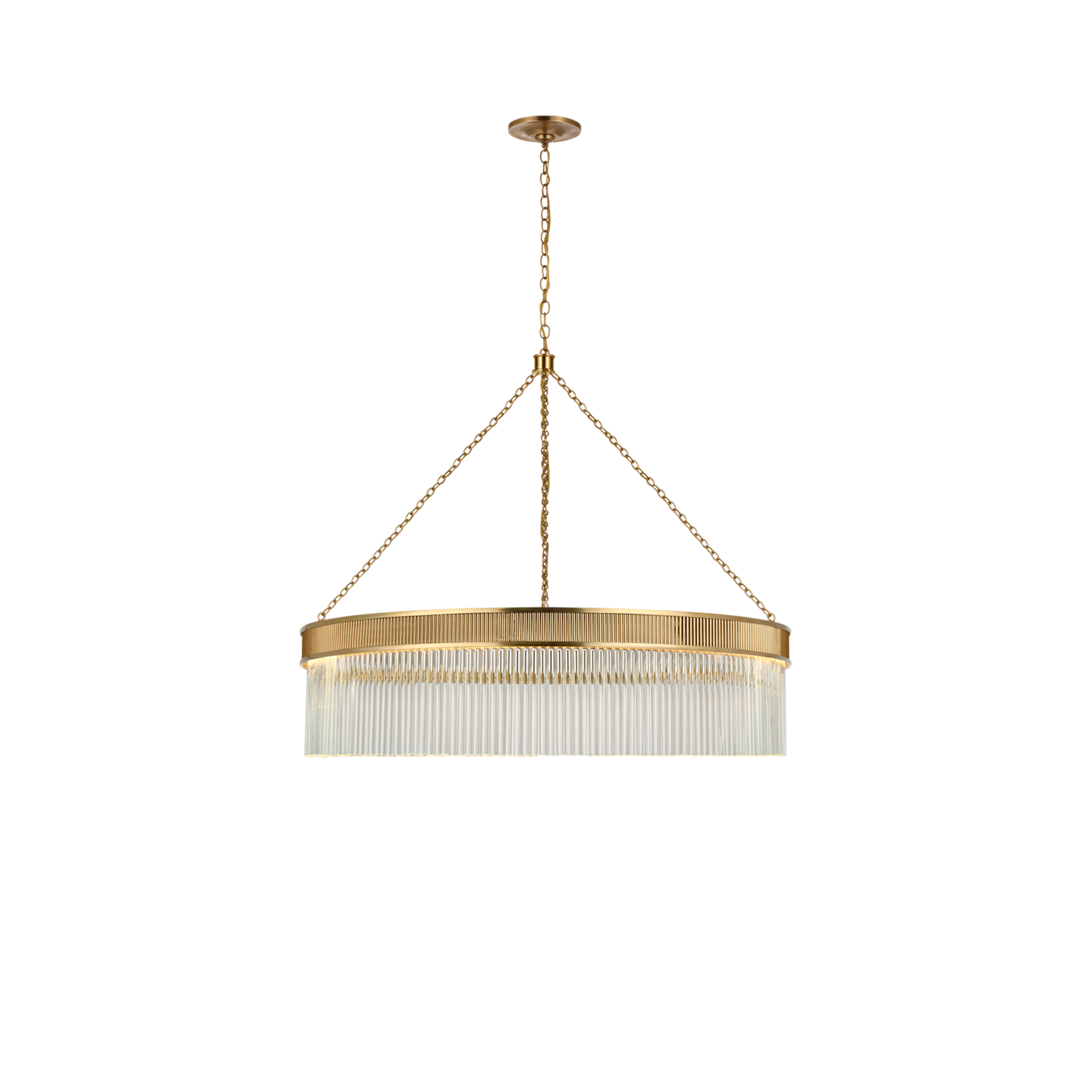 Menil Large Chandelier - Elegant Crystal Ceiling Light Fixture for Dining Room, Living Room & Bedroom | Modern Luxury Lighting for Home Decor