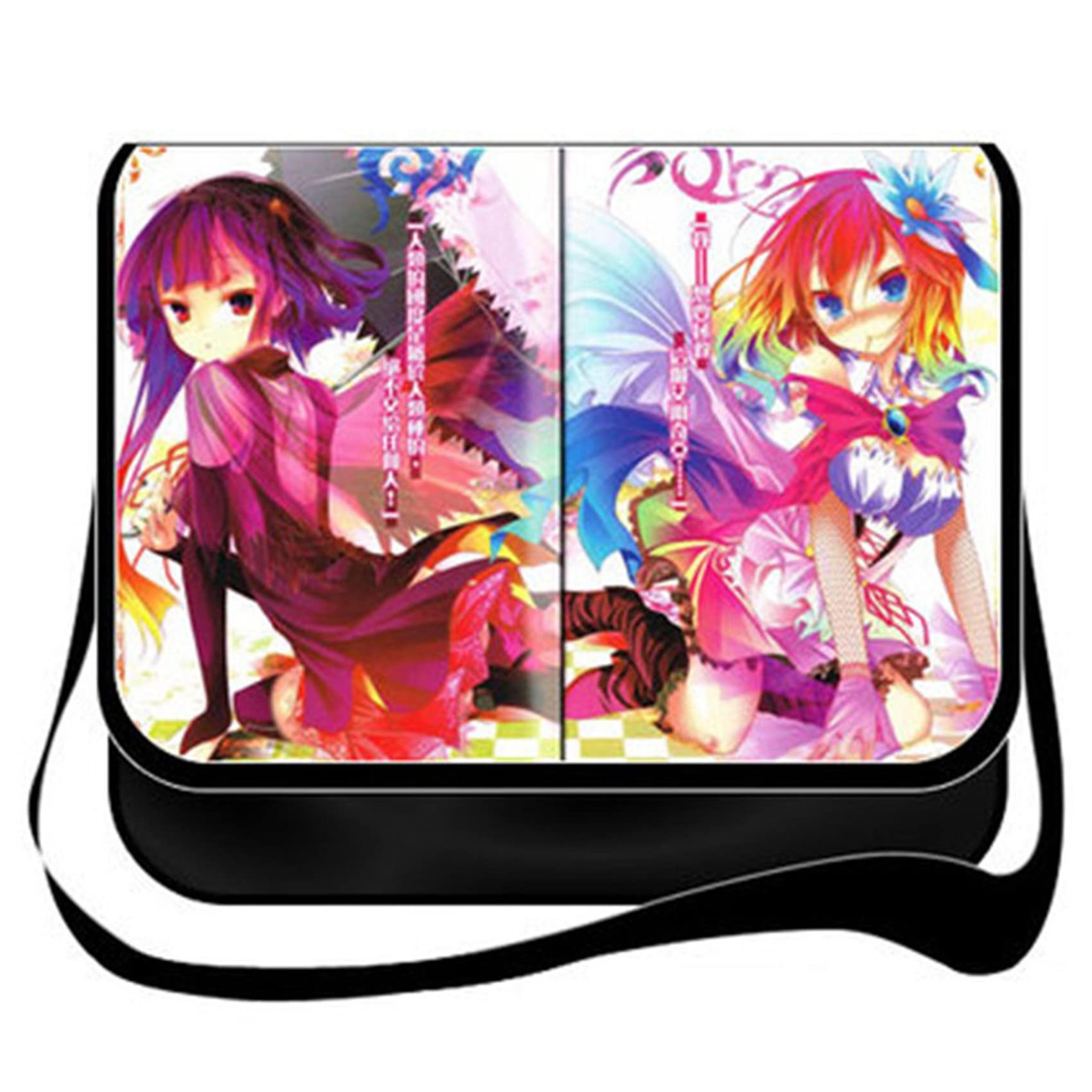 No Game No Life Anime Messenger Bag - Stylish Crossbody Shoulder Bag for Students & Fans