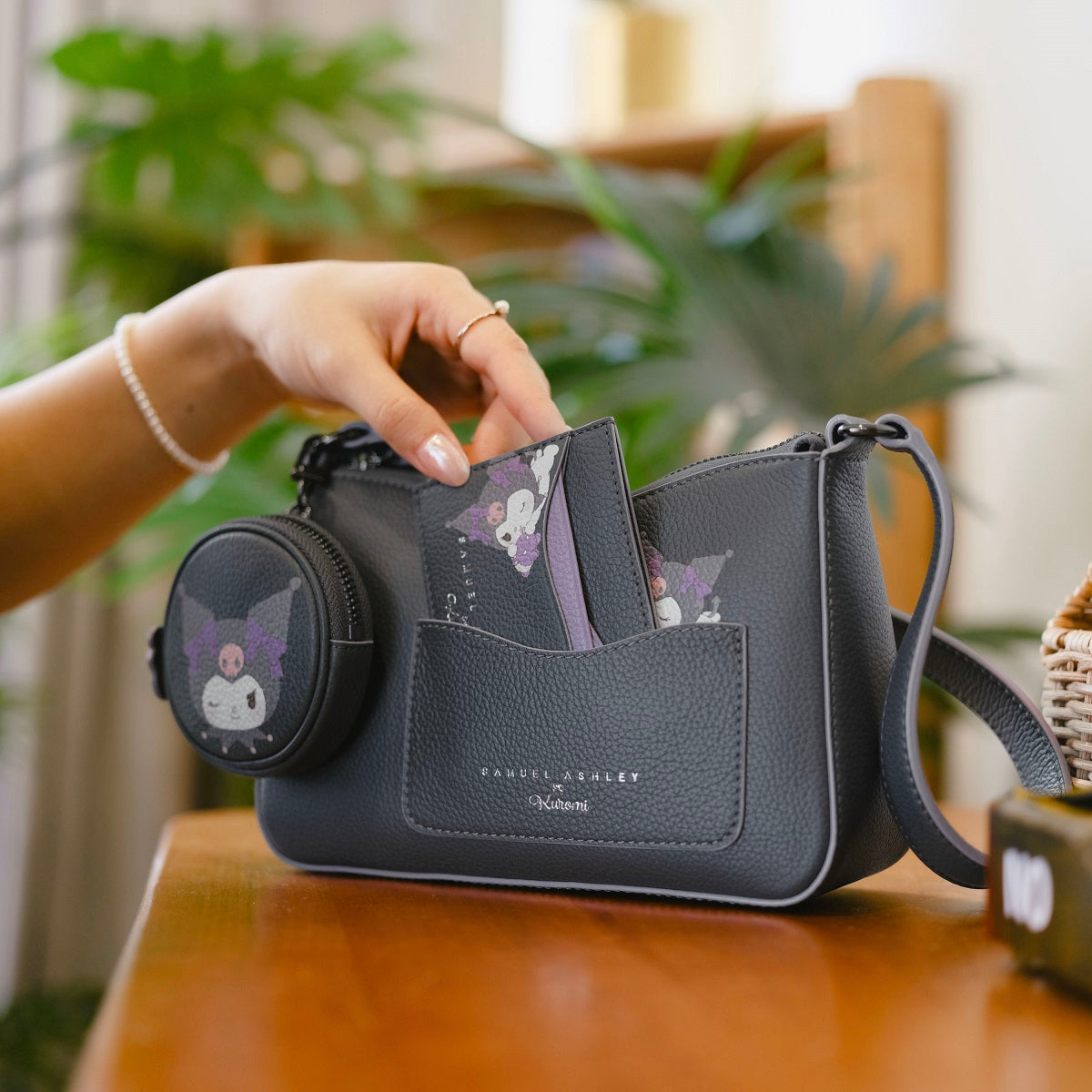 Samuel Ashley x Sanrio Characters Cute Leather Satchel Bag for Women | Hello Kitty & Friends Collection | Perfect for Work, School & Travel