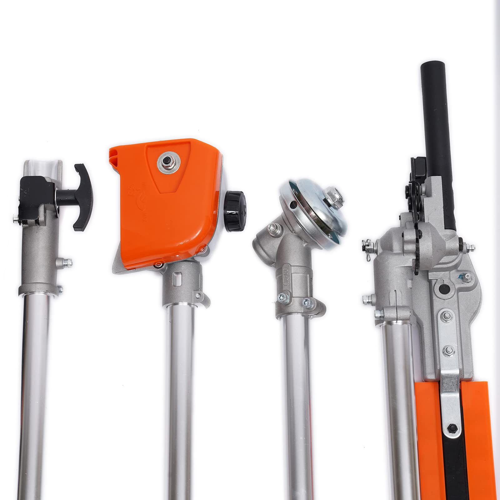5 in 1 Multifunctional Gas Powered Hedge Trimmer - 52cc 2-Stroke Brush Cutter, Chainsaw & Pole Saw Combo - Professional Landscaping & Gardening Tool for Lawn Care, Yard Maintenance & Tree Trimming