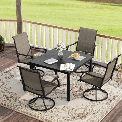 Black Table/ Black Chairs