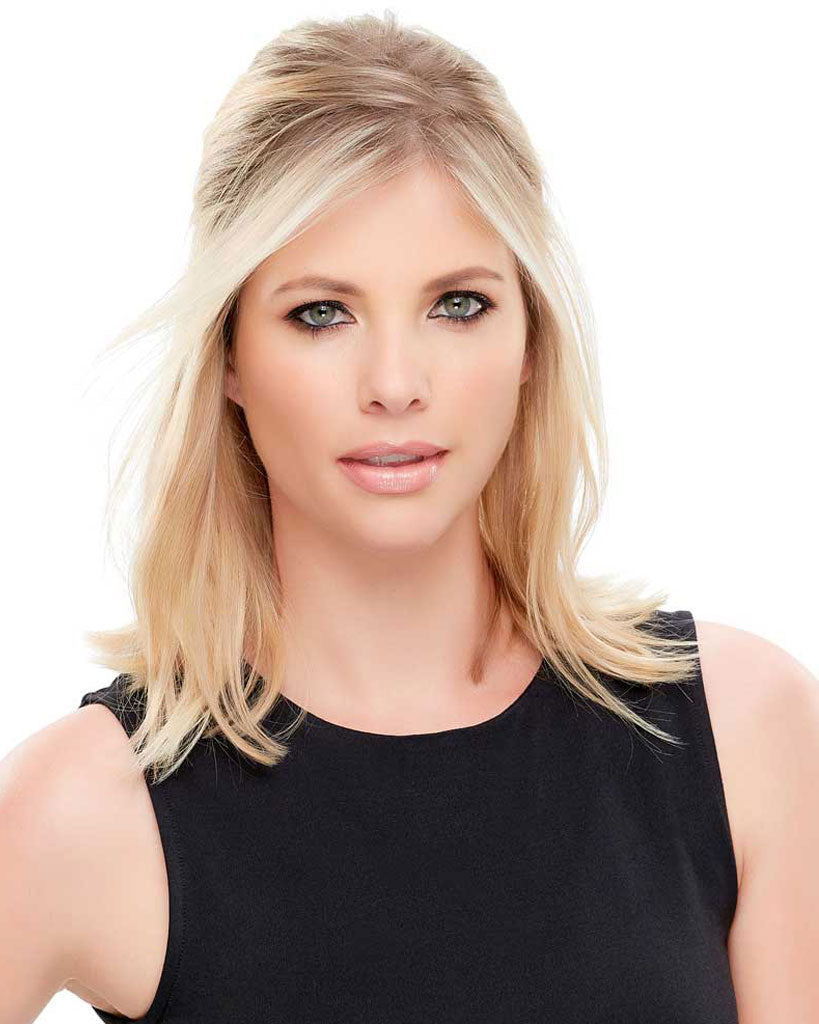 easiCrown HH 12 Renau Exclusive Hair Topper for Women - Natural Looking Human Hair Replacement for Thinning Hair | Perfect for Daily Wear, Special Occasions & Styling