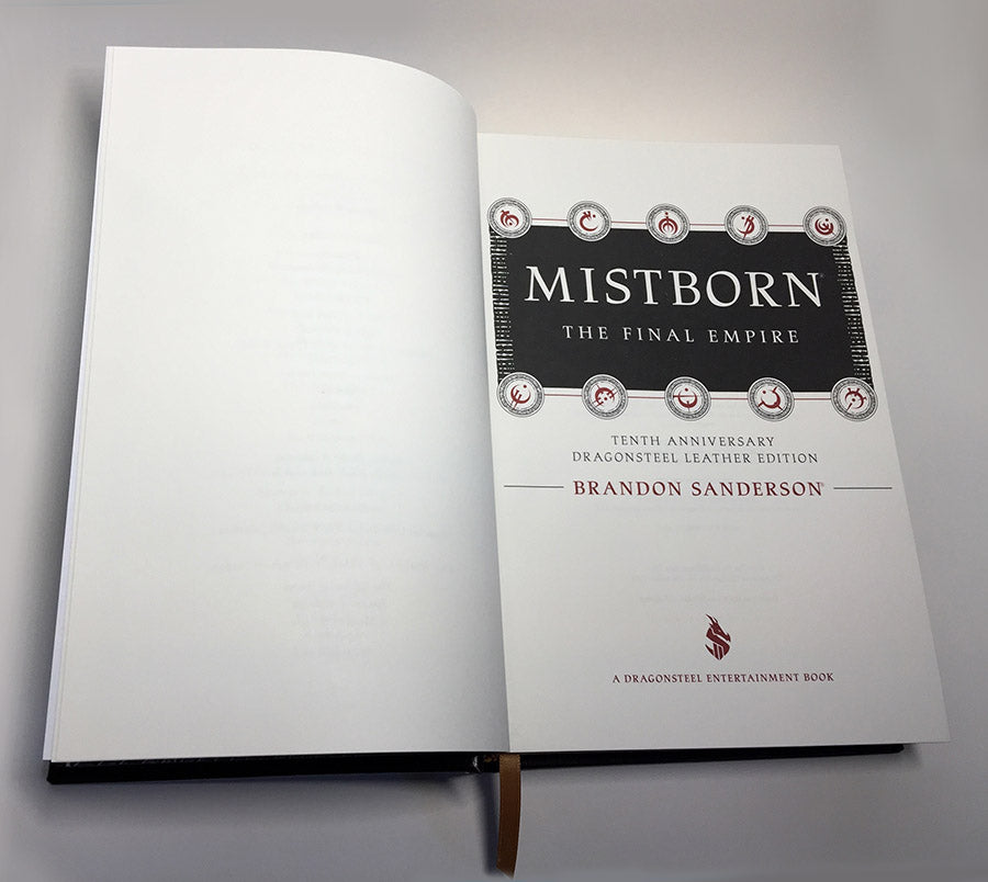 Mistborn Leatherbound Hardcover Book - Premium Fantasy Novel by Brandon Sanderson - Perfect for Collectors & Gift Giving
