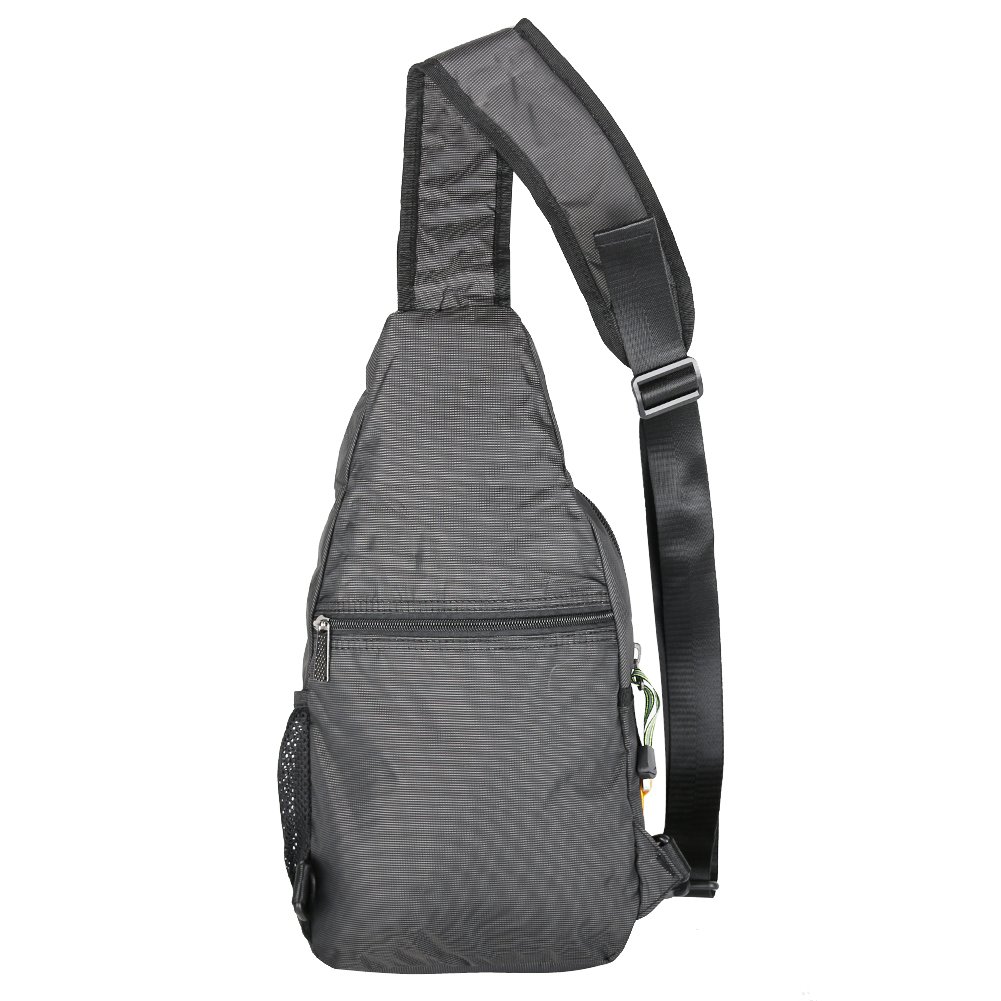 Stylish Unisex Crossbody Sling Backpack - Durable Waterproof Shoulder Bag for Men & Women (Black) - Perfect for Travel, Hiking & Everyday Use