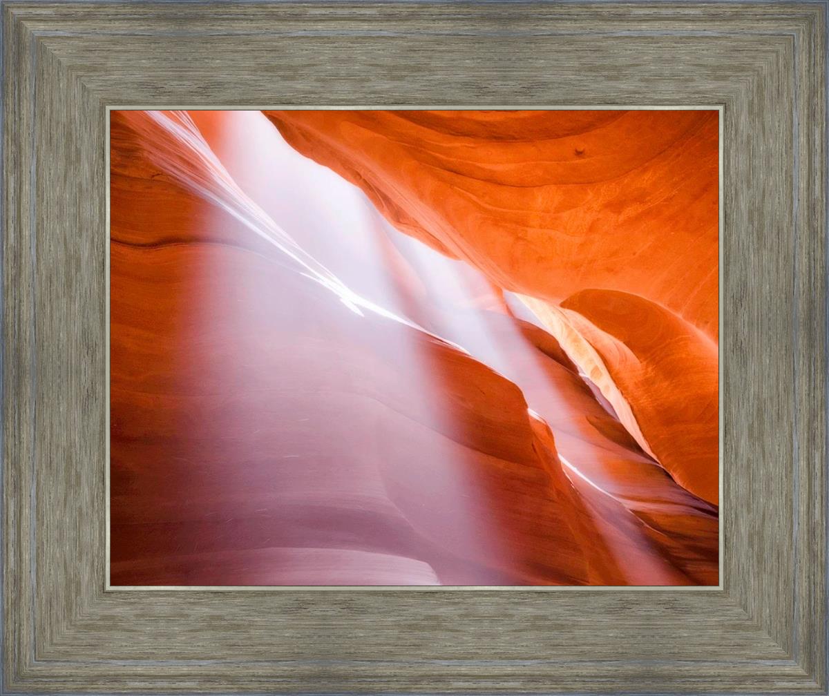 Stunning Antelope Canyon Light Shafts Wall Art - Natural Sunbeam Photography Print for Home & Office Decor - Perfect for Living Rooms, Bedrooms & Workspaces