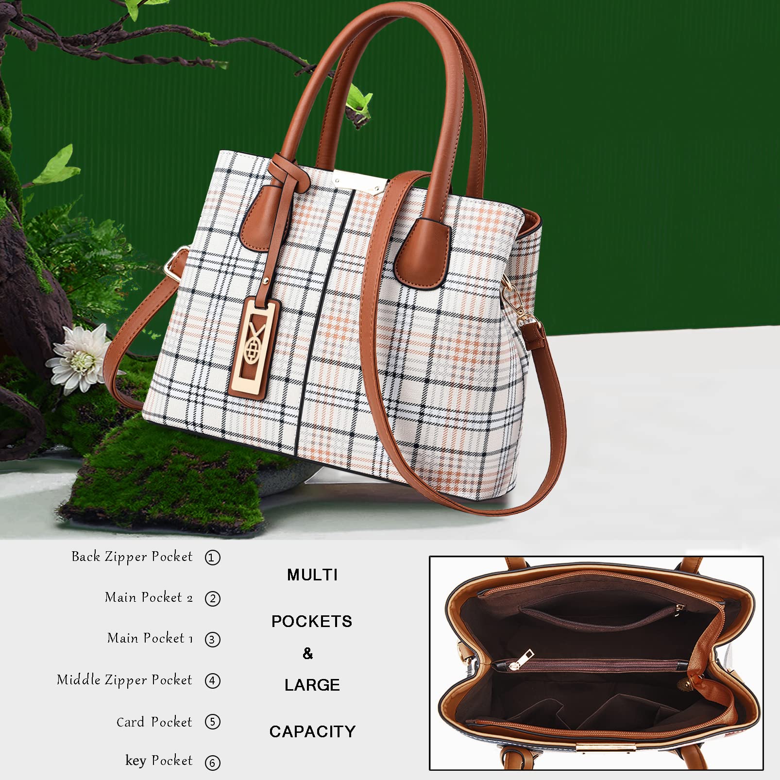 Stylish Women's Purses & Handbags - Fashionable Shoulder Tote Bags & Top Handle Satchels for Work, Travel & Everyday Use