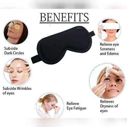 Eopzo Sleep Eye Mask - Soft & Comfortable Light Blocking Night Mask for Men & Women - Updated Design for Travel, Sleeping, Shift Work & Relaxation - Pack of 1