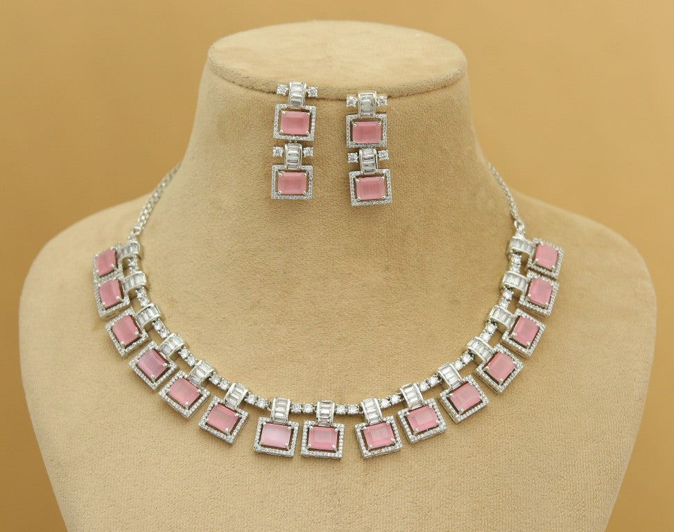Silver/Pink