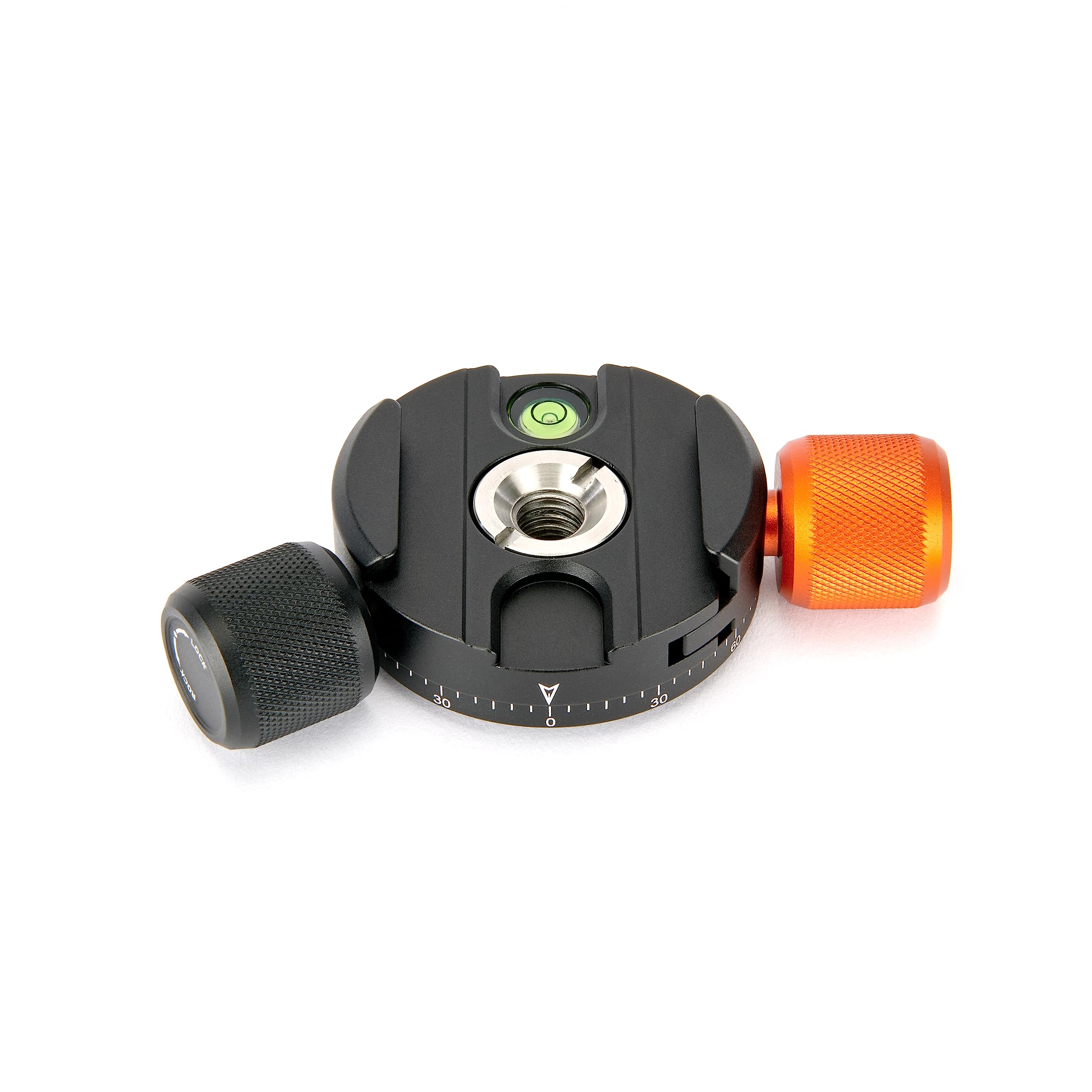 3 Legged Thing Pano Clamp - 360° Arca-Swiss Compatible Panoramic Tripod Clamp for DSLR Cameras | Perfect for Landscape Photography & Time-Lapse Shots (PAN-NKCL)