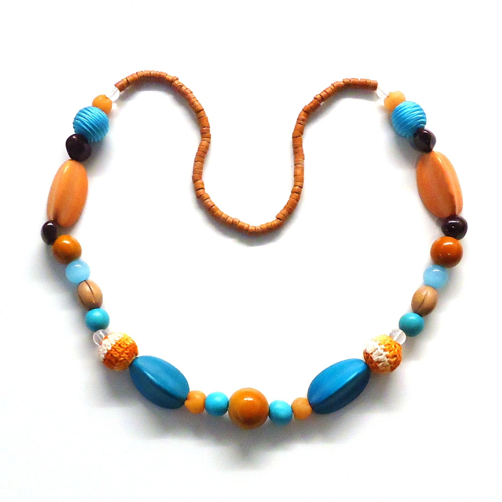 Elegant Multi Bead Necklace for Women - Boho Chic Layered Beaded Jewelry - Perfect for Parties, Weddings & Everyday Wear