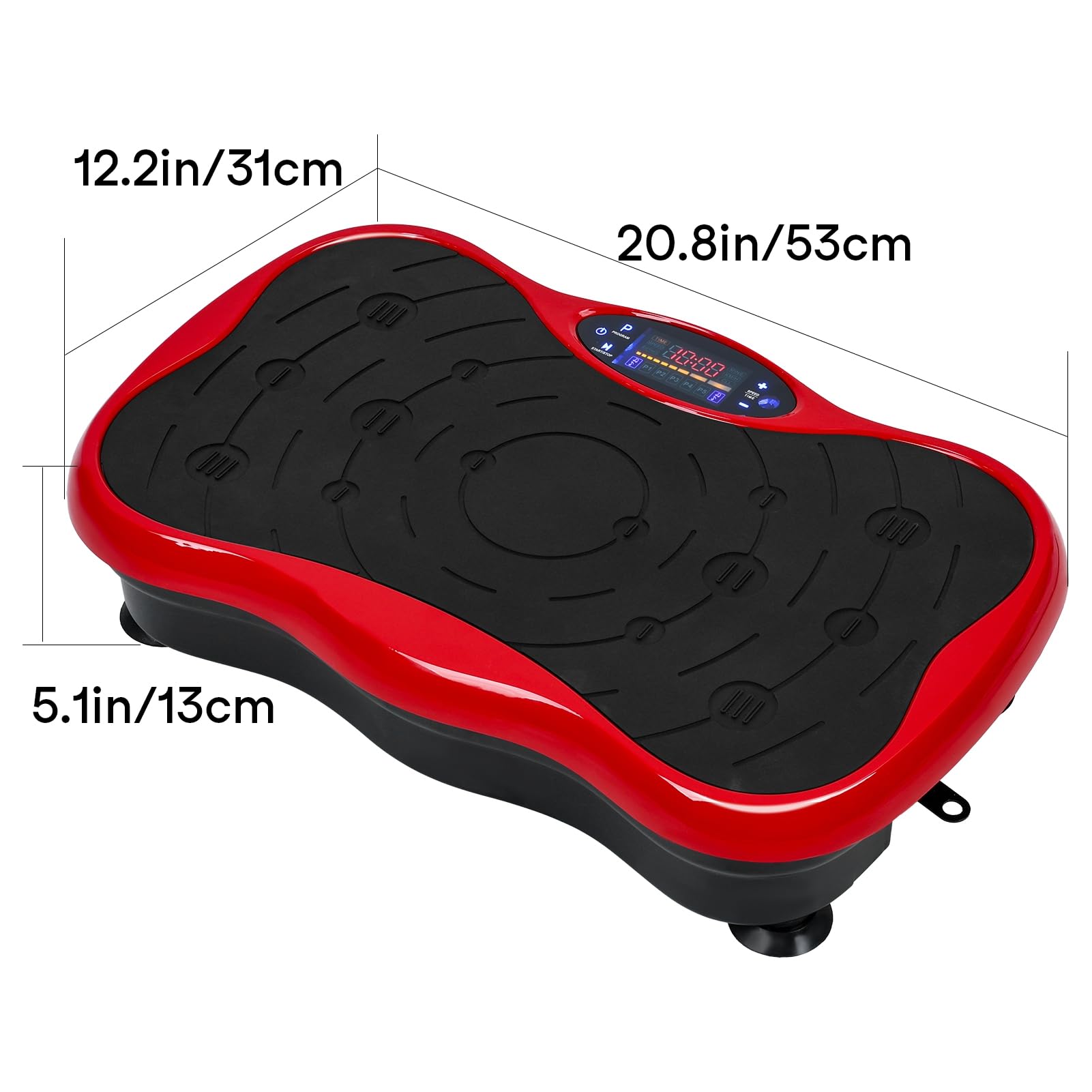**Whole Body Vibration Plate Exercise Machine - Adjustable Speed, Resistance Bands & LED Touch Screen - Compact Home Gym Equipment for Weight Loss, Muscle Toning & Recovery - Perfect for Home Workouts, Fitness Training & Physical Therapy**