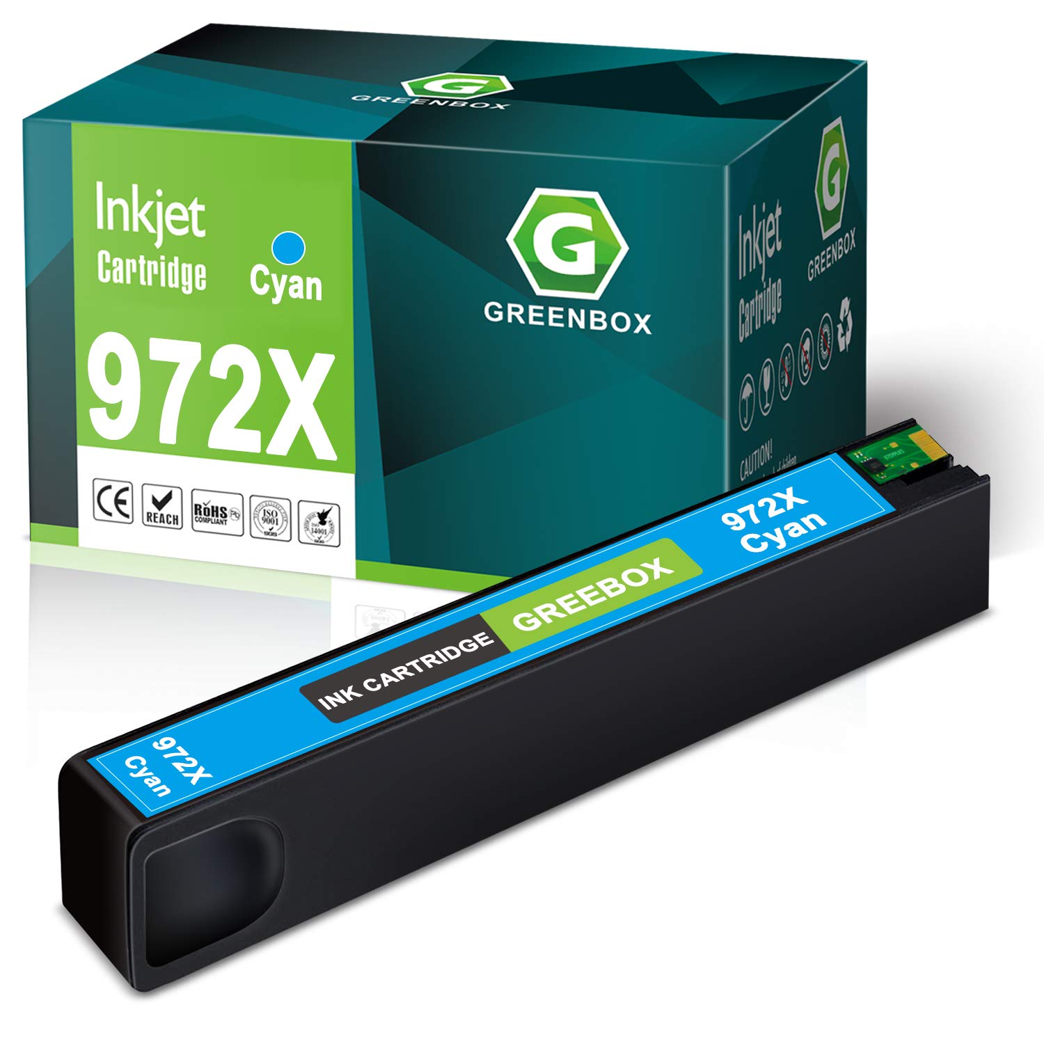 HP 972X Cyan Ink Cartridge Replacement for Pagewide Pro Printers - Home & Office Use