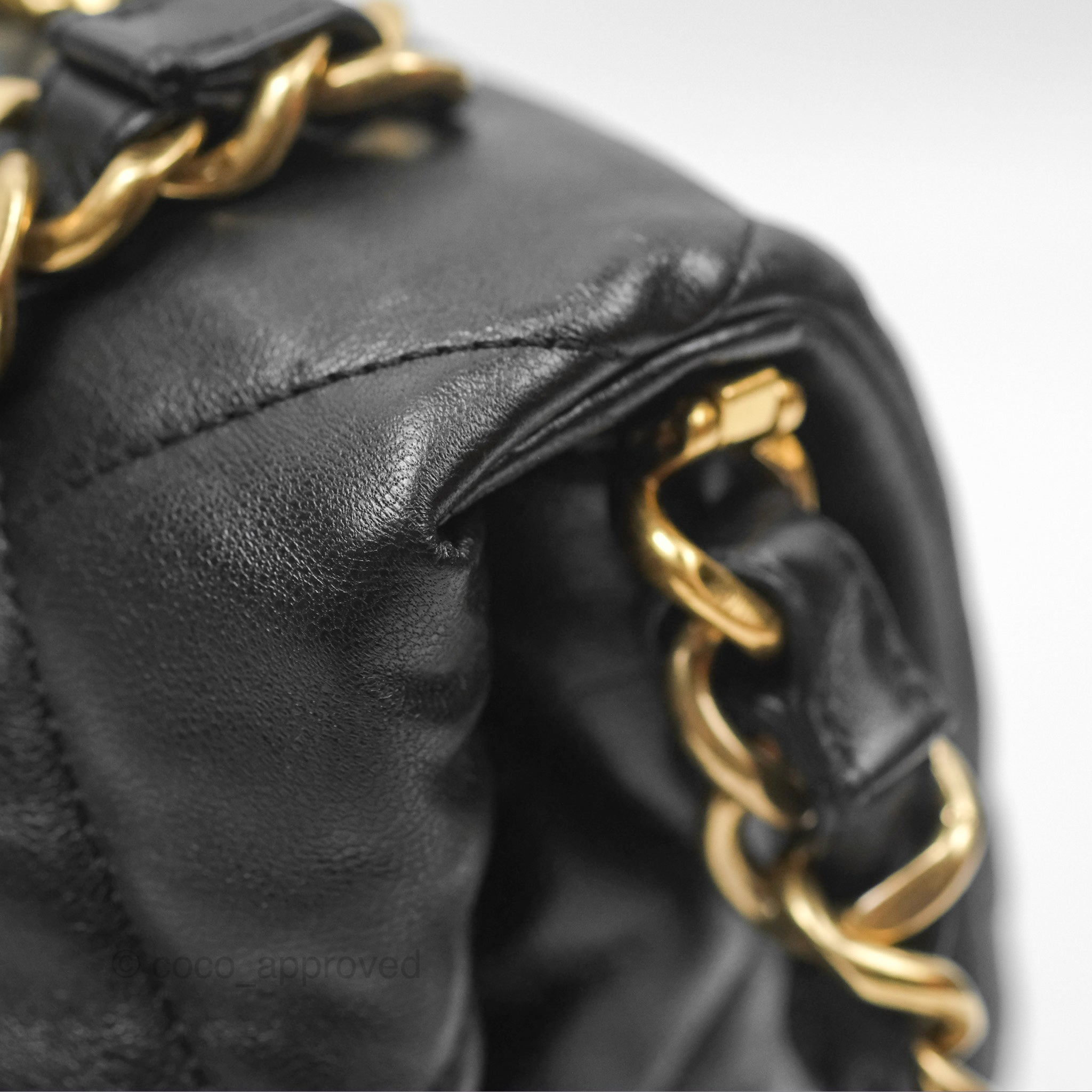 Chanel Classic Flap Bag with Chain Handle - Black Goatskin Leather & Gold Hardware | Luxury Shoulder Bag for Women, Perfect for Evening Events & Date Nights