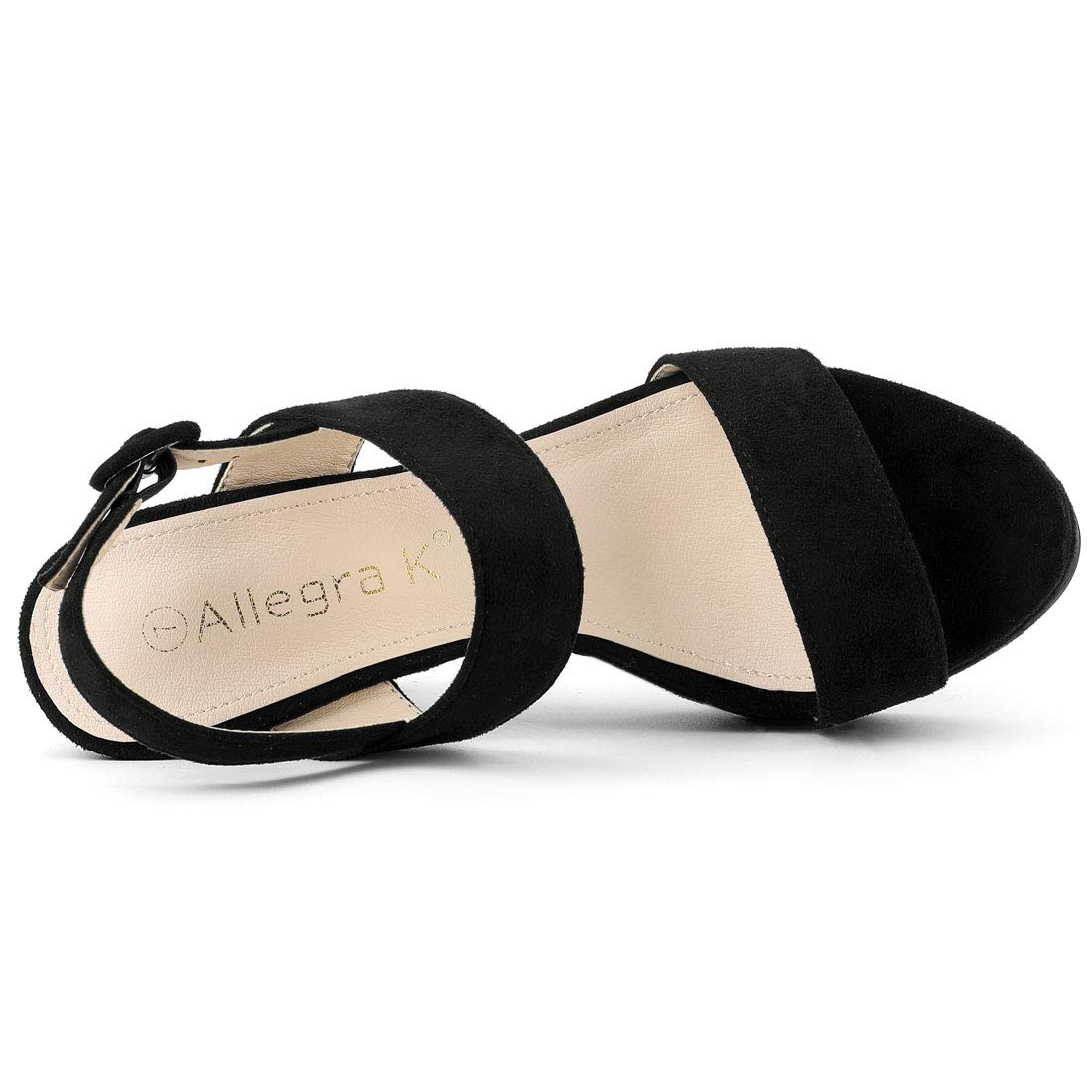 Allegra K Women's Chunky High Heel Sandals - Slingback Platform Pumps for Women | Comfortable Dressy Heels for Parties, Weddings & Night Out