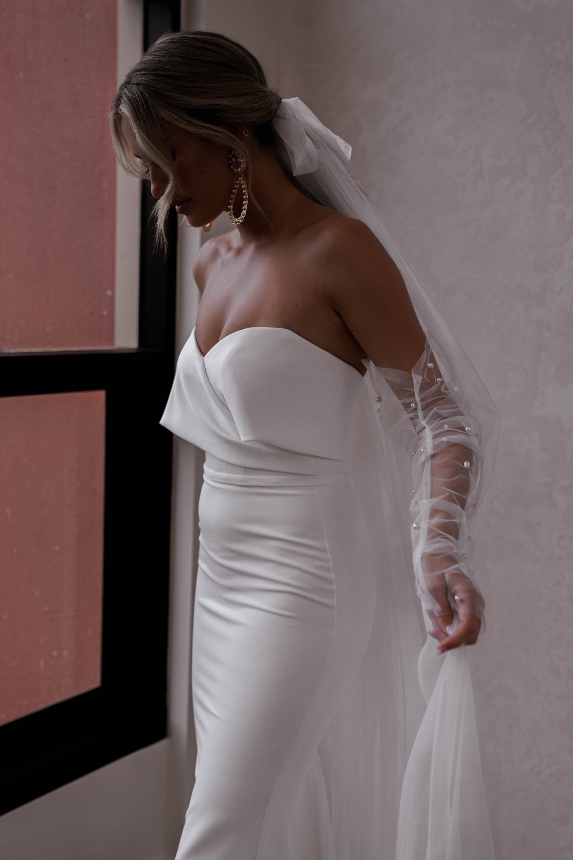 Ruby Veil - Elegant & Stylish Women's Scarf for Fashion & Special Occasions | Perfect for Weddings, Parties & Everyday Wear