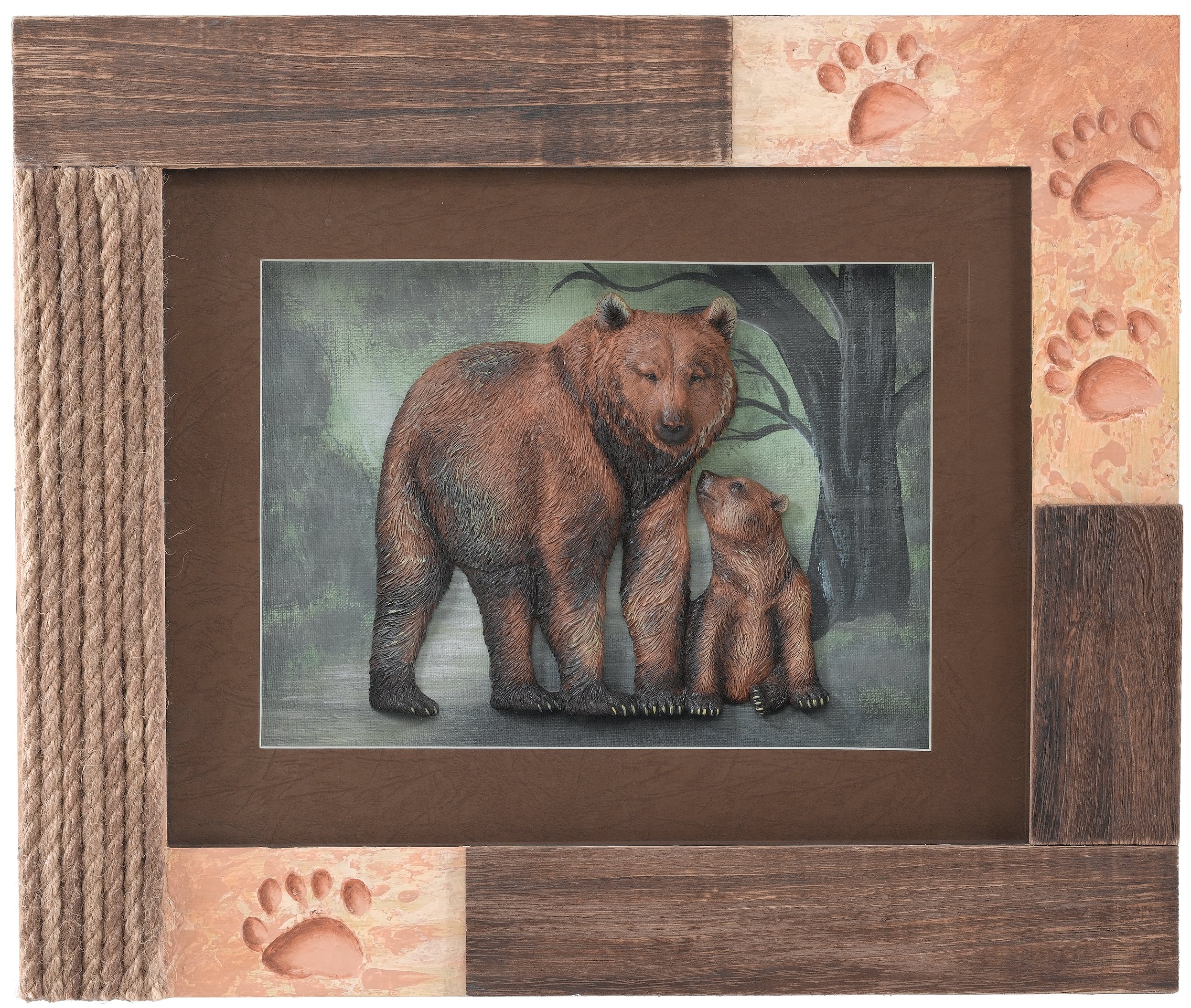 Regal Art & Gift Shadow Box Wall Decor - Large Bear Design for Home & Office Decor | Perfect for Living Room, Bedroom, or Gift Giving
