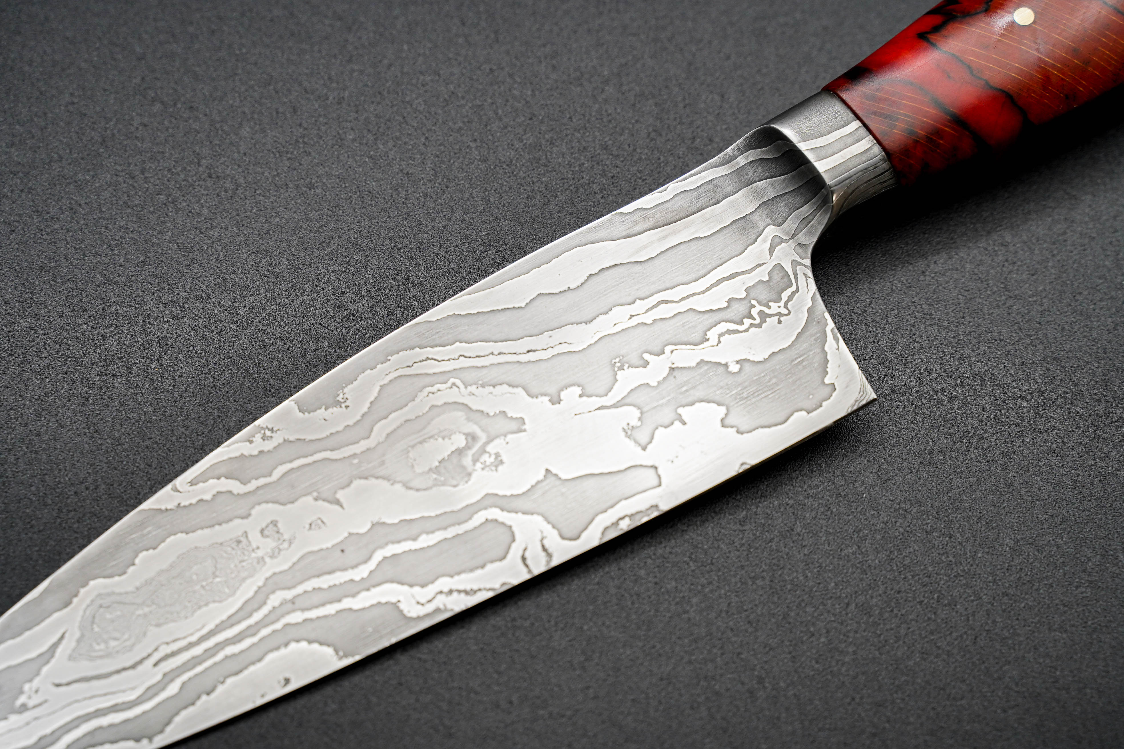 Nick Rossi 7.5 Inch Stainless Steel Integral Chef Knife - Professional Kitchen Knife for Cooking, Slicing & Dicing - Perfect for Home Chefs & Culinary Enthusiasts