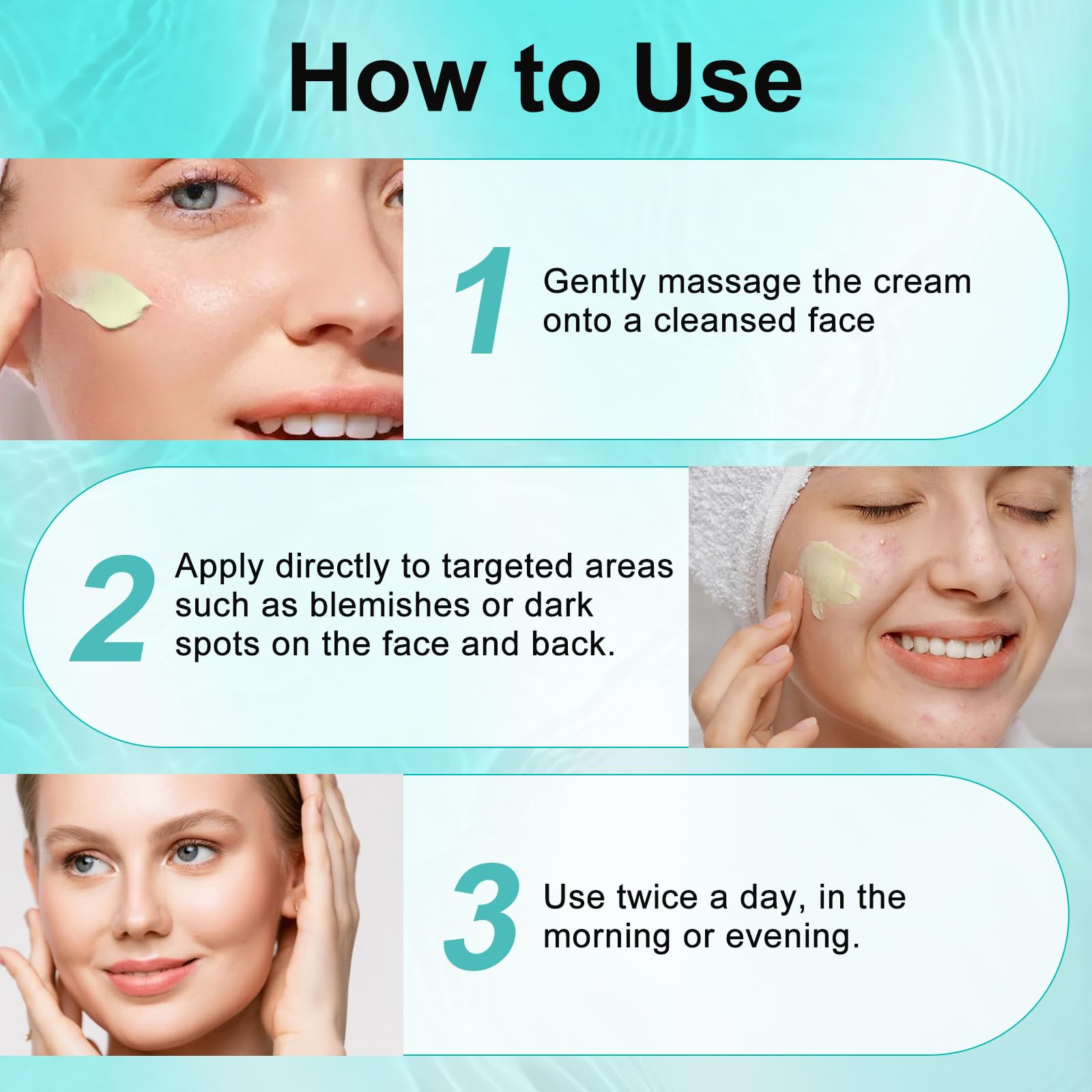 Best Acne Treatment Cream for Face, Back & Body - Pimple, Blemish & Blackhead Spot Remover with Natural Ingredients - Oil Control for Teens, Women & Men - Perfect for Daily Skincare & Breakout Prevention