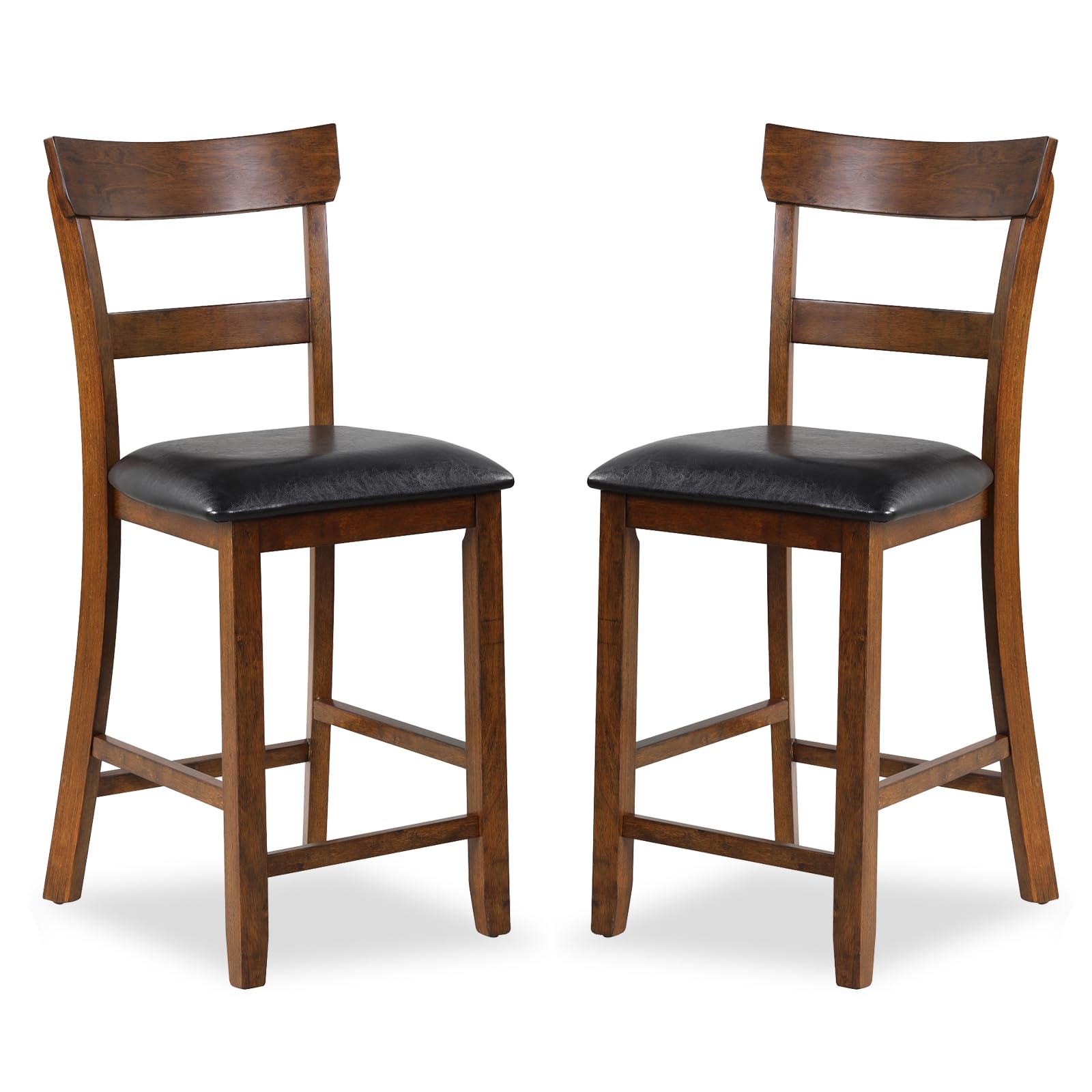 ERGOMASTER 2-Piece Farmhouse Dining Chair Set - 25.5