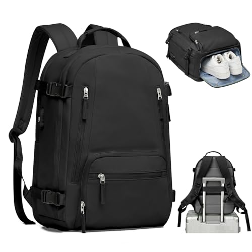 Black With Shoe Compartment