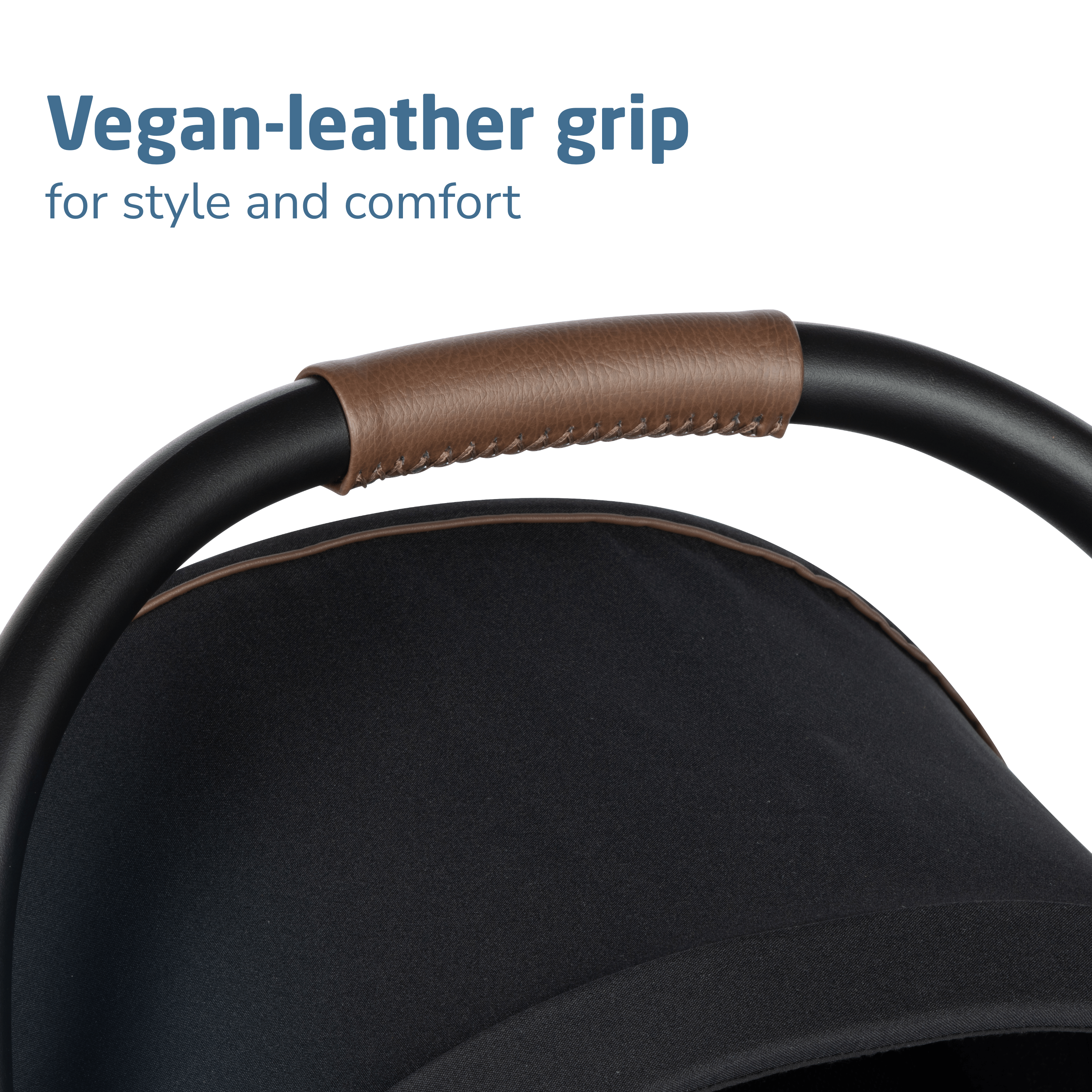 Maxi Cosi Mico Luxe Infant Car Seat with Vegan Leather Grip - Premium Baby Safety Car Seat for Newborns - Perfect for Travel, Shopping & Family Outings