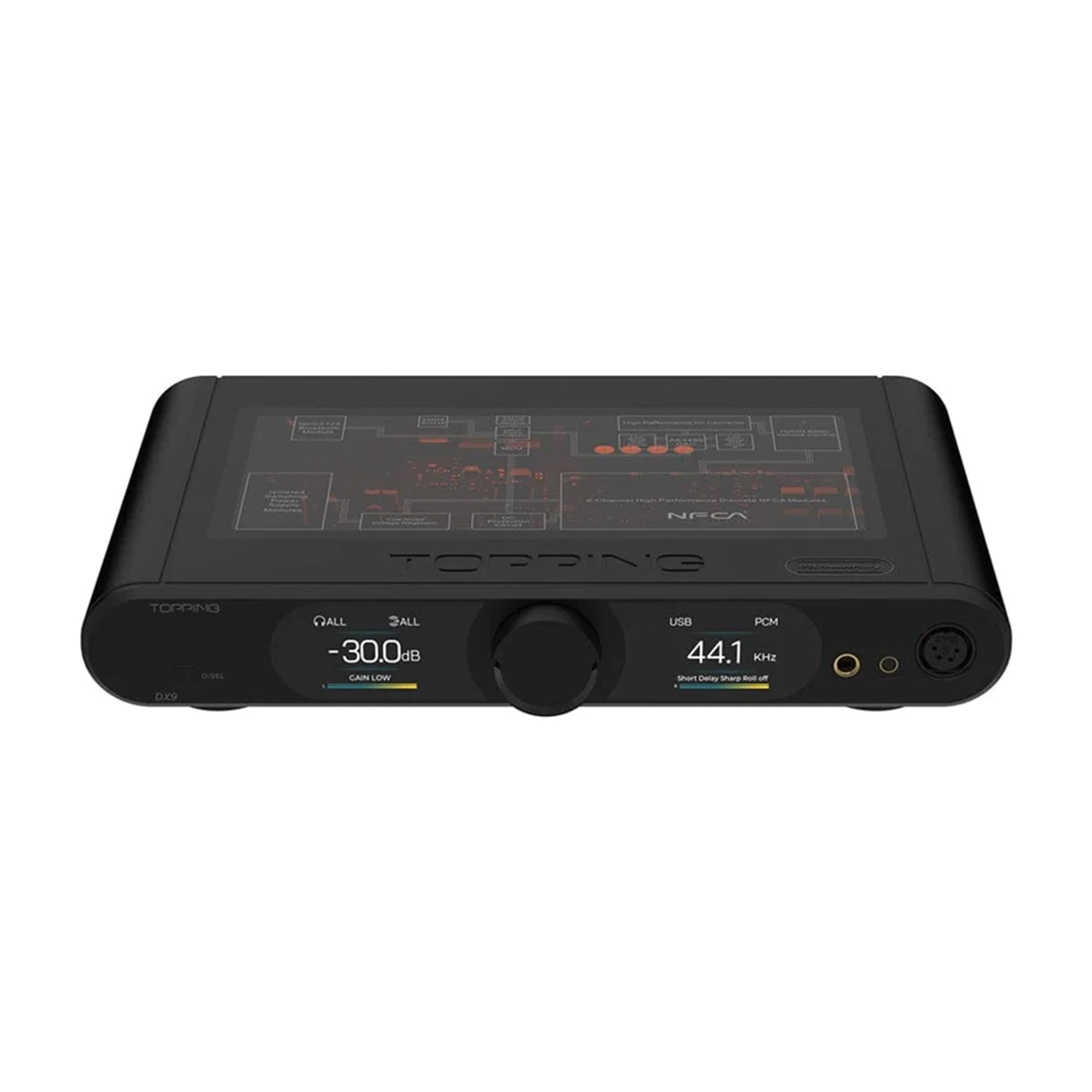 TOPPING DX9 Pro DAC & Headphone Amplifier - High Resolution Audio Converter with Bluetooth 5.0, MQA Support for Home Studio, Audiophile Listening & Gaming Setup