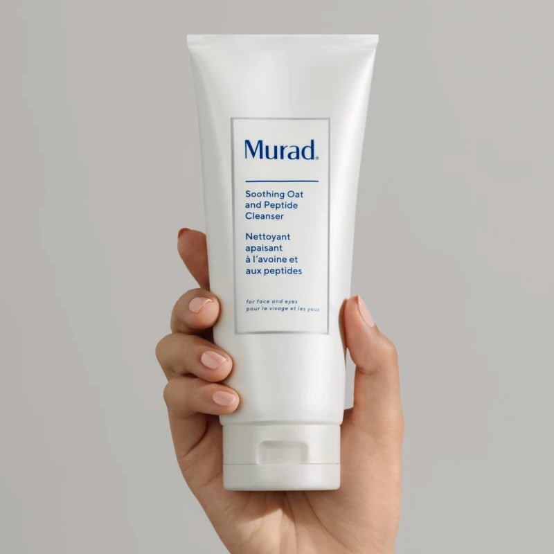 Murad Exasoothe Soothing Oat and Peptide Cleanser - Gentle Face Wash for Sensitive Skin, Hydrating & Calming Facial Cleanser - Perfect for Daily Skincare Routine & Post-Treatment Care