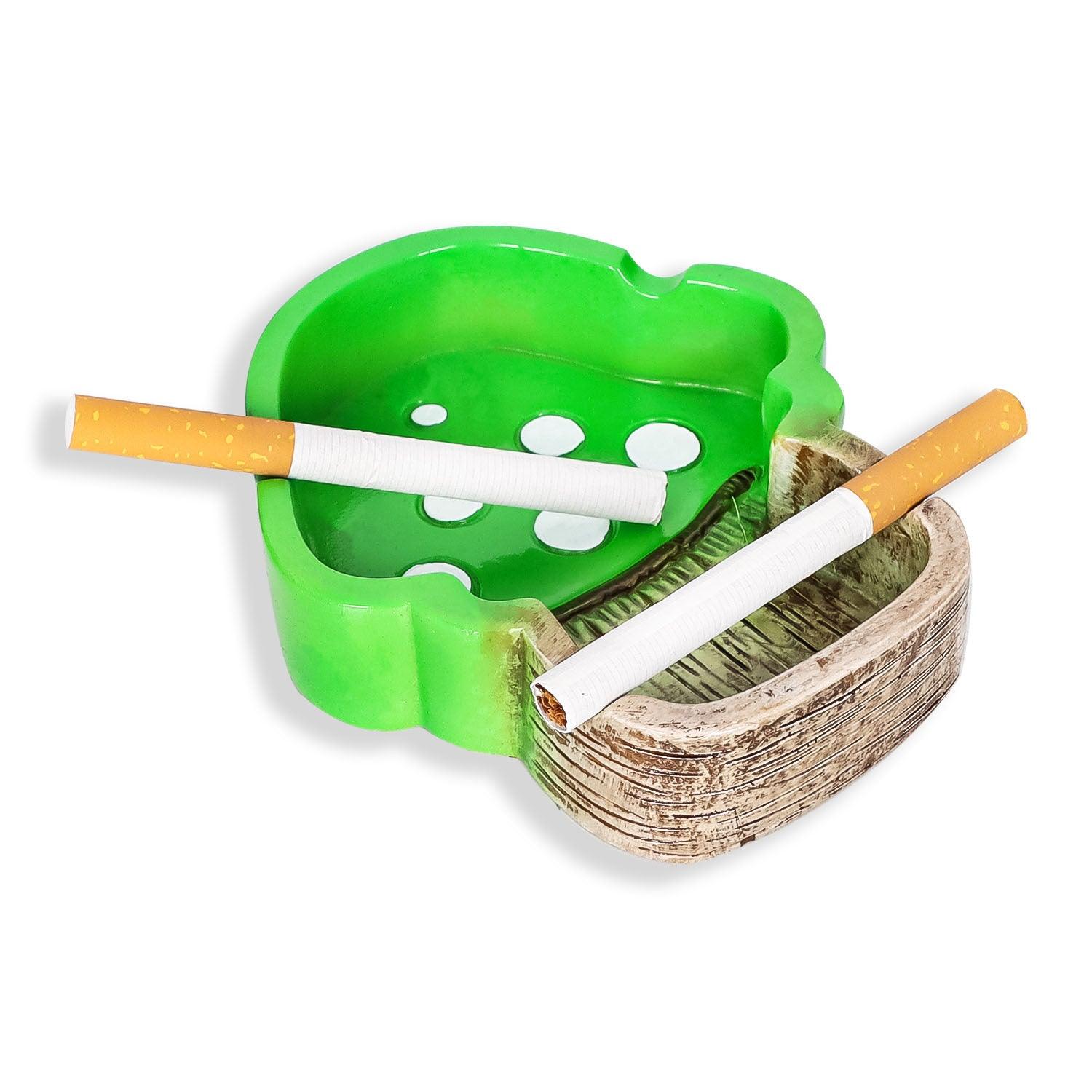 Mini Mushroom Polyresin Ashtray - Smoking Accessories for Hand Pipes & Water Pipes - Perfect for Home, Office, and Outdoor Use