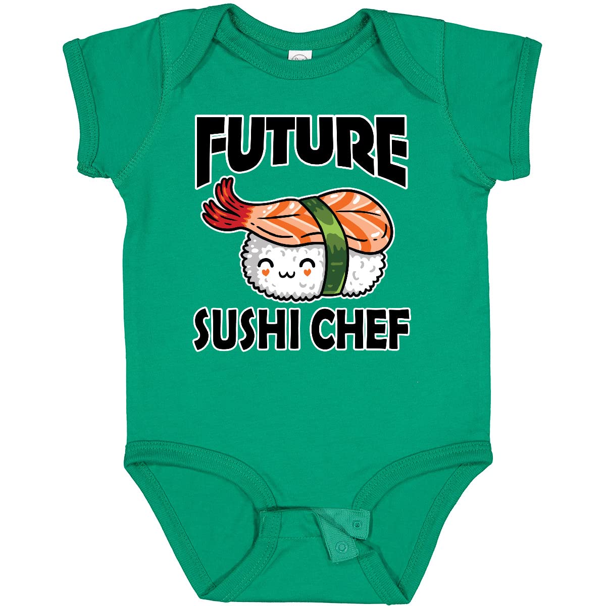 Inktastic Future Sushi Chef Baby Bodysuit - Cute Japanese Food Themed Outfit for Infants & Toddlers - Perfect for Cooking Playtime, Photo Shoots & Special Occasions