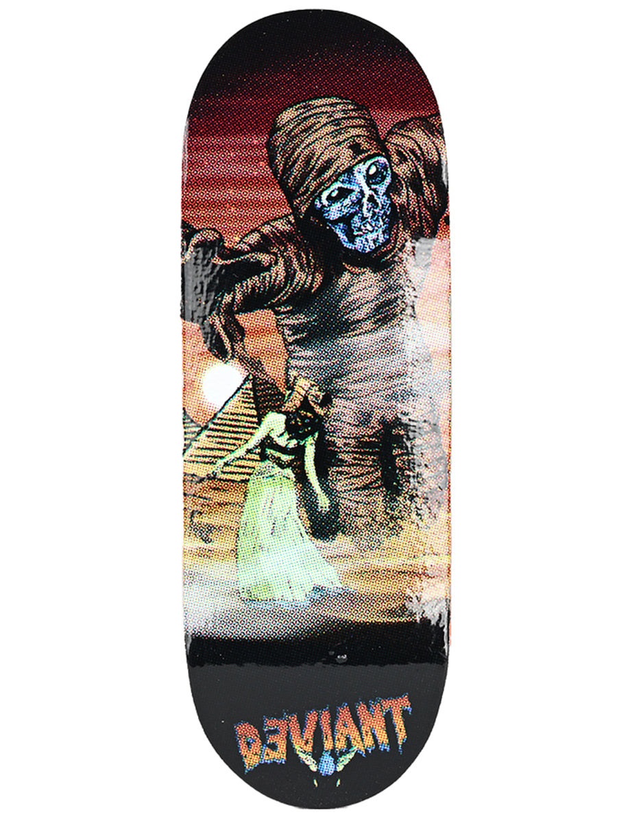 Blackriver x Deviant Professional Fingerboard Deck - Mummy Design | Premium Mini Skateboard for Tricks & Collectibles | Perfect for Skateboard Enthusiasts & Office Desk Fun